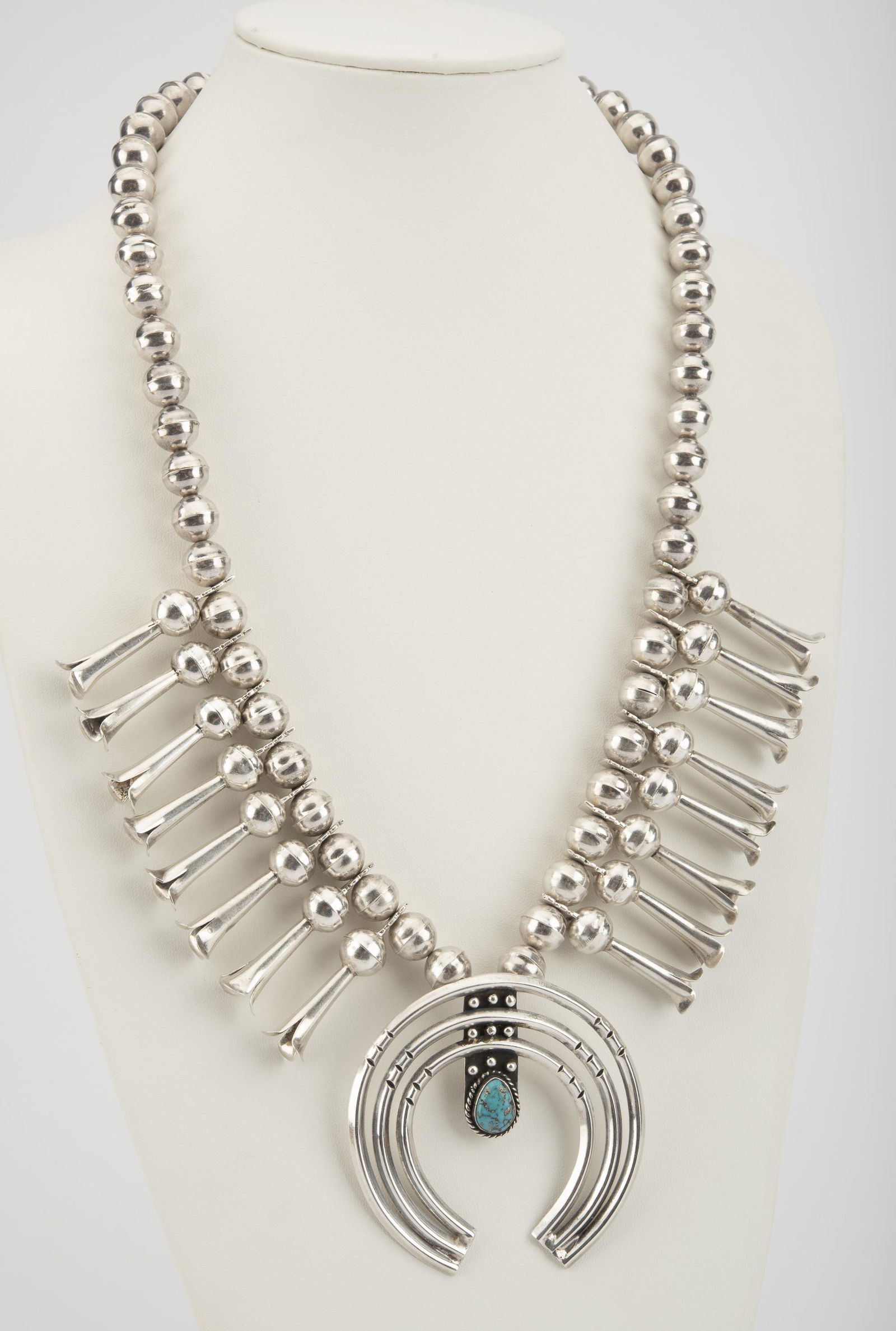 Native American Squash Blossom Necklace (1 of 4)