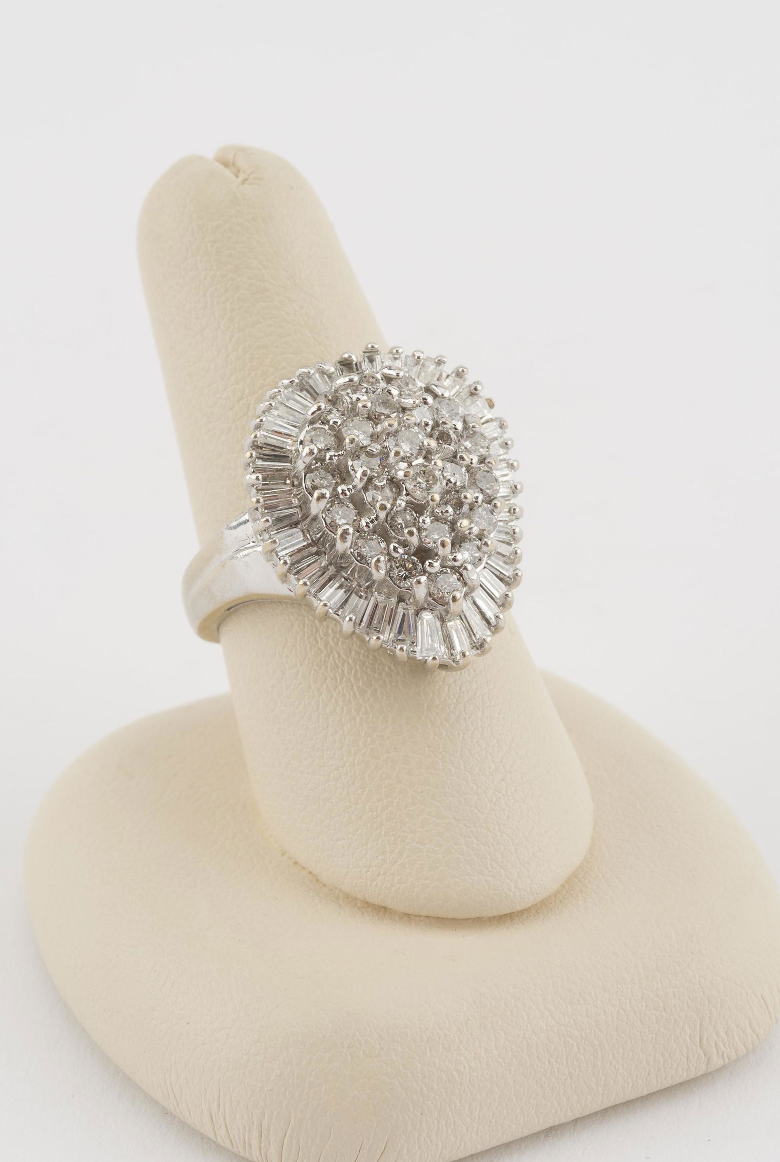 14k 2 CTW Diamond Ballerina Ring (1 of 4)