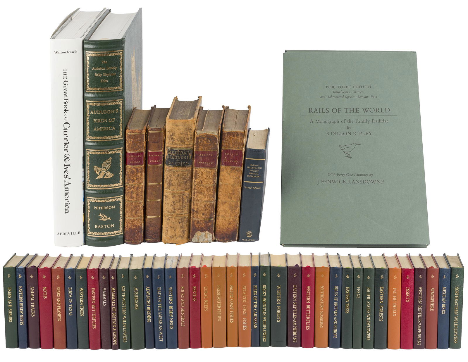 47 Reference Books Incl Field Guides & 19th C. (1 of 10)