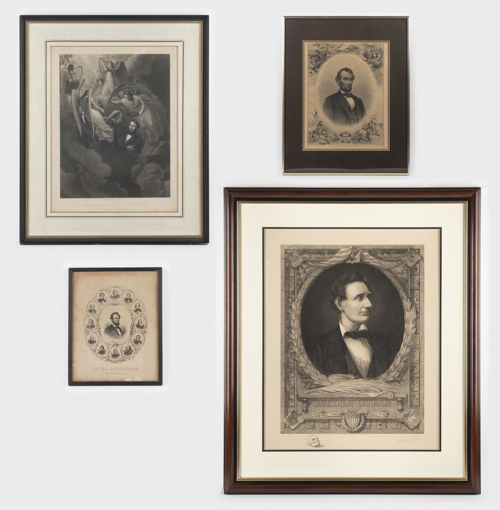 4 Abraham Lincoln Prints Incl Signed Max Rosenthal (1 of 12)