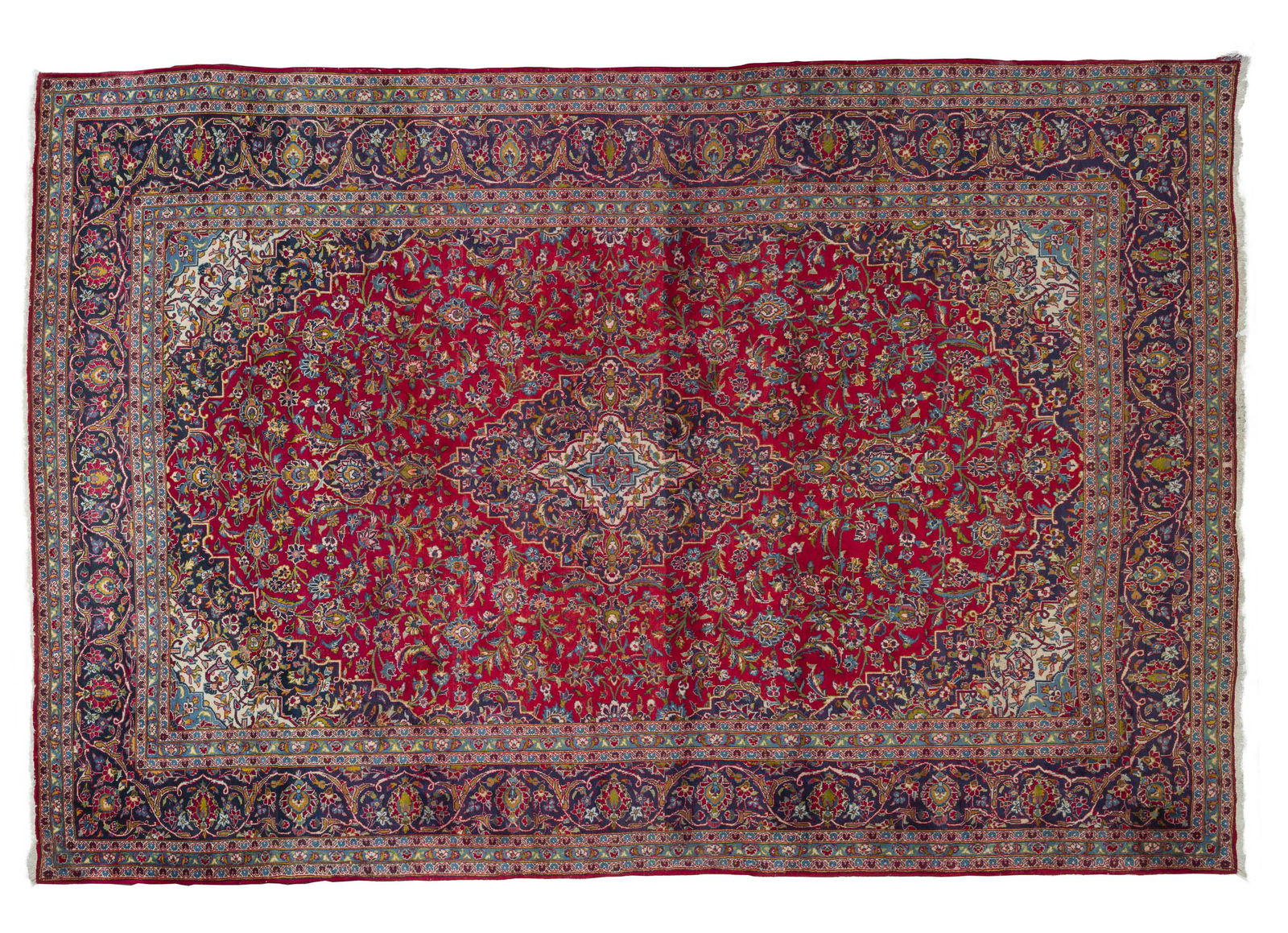 Persian Kashan Room Size Rug (1 of 4)