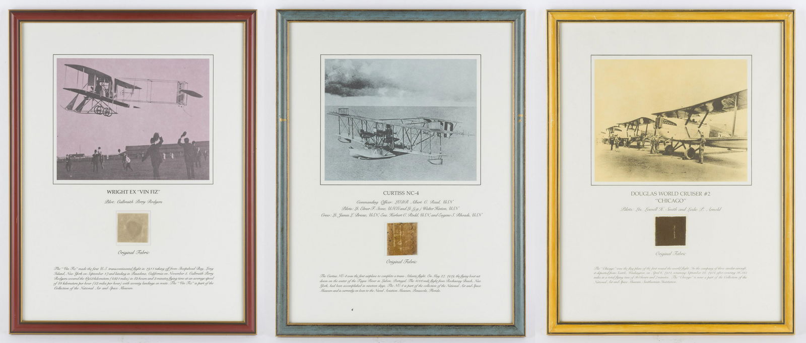 3 Airplane Relics incl The Vin Fiz (1 of 10)