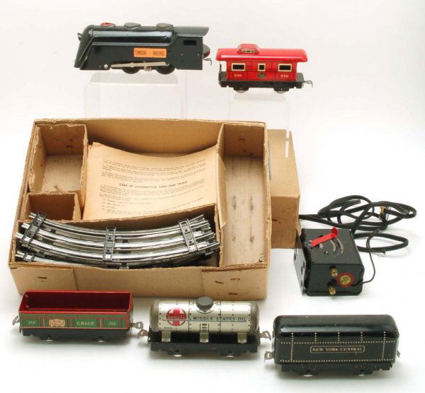 marx commodore vanderbilt train set