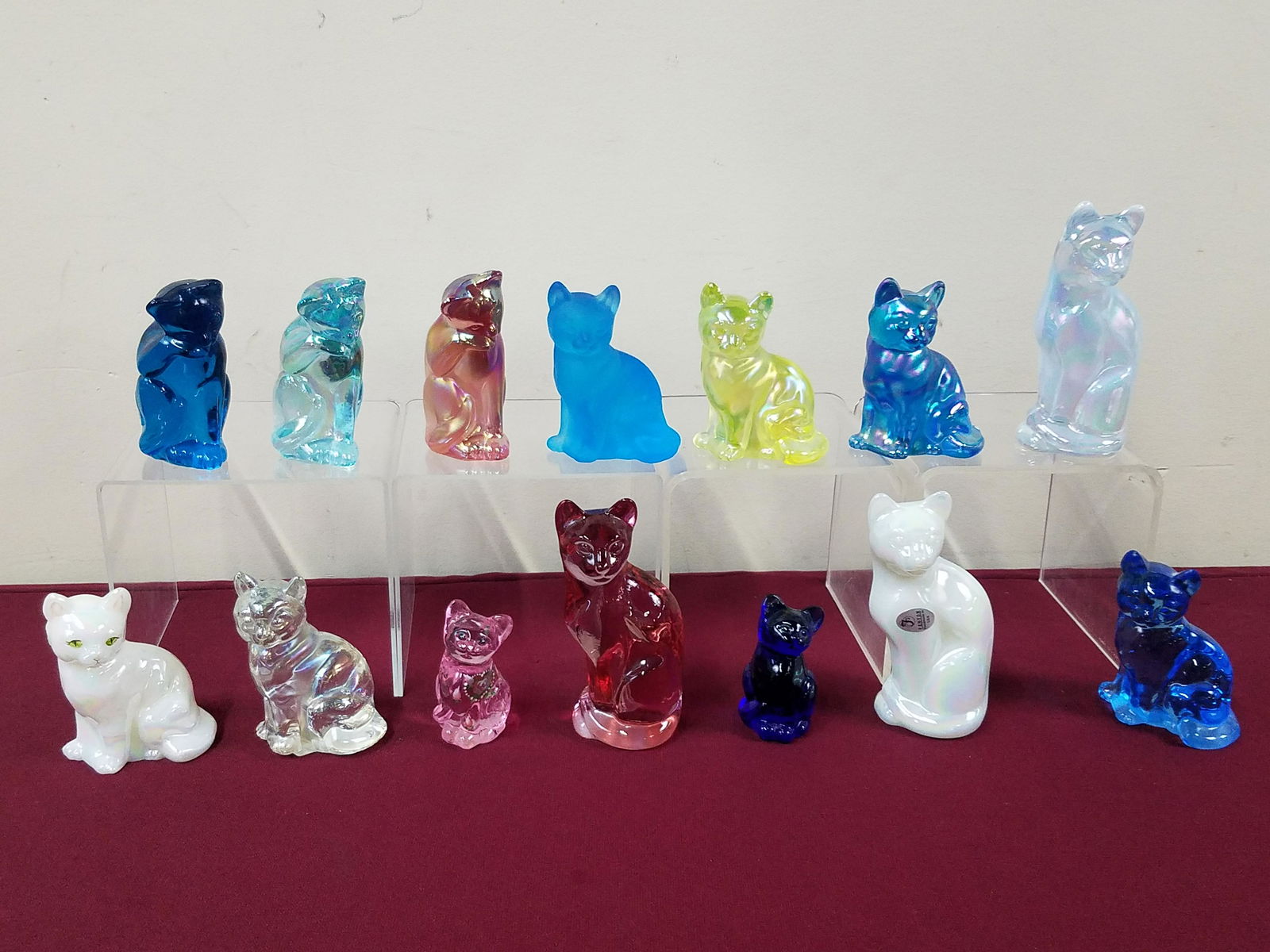 14 Fenton Glass Cats (1 of 2)