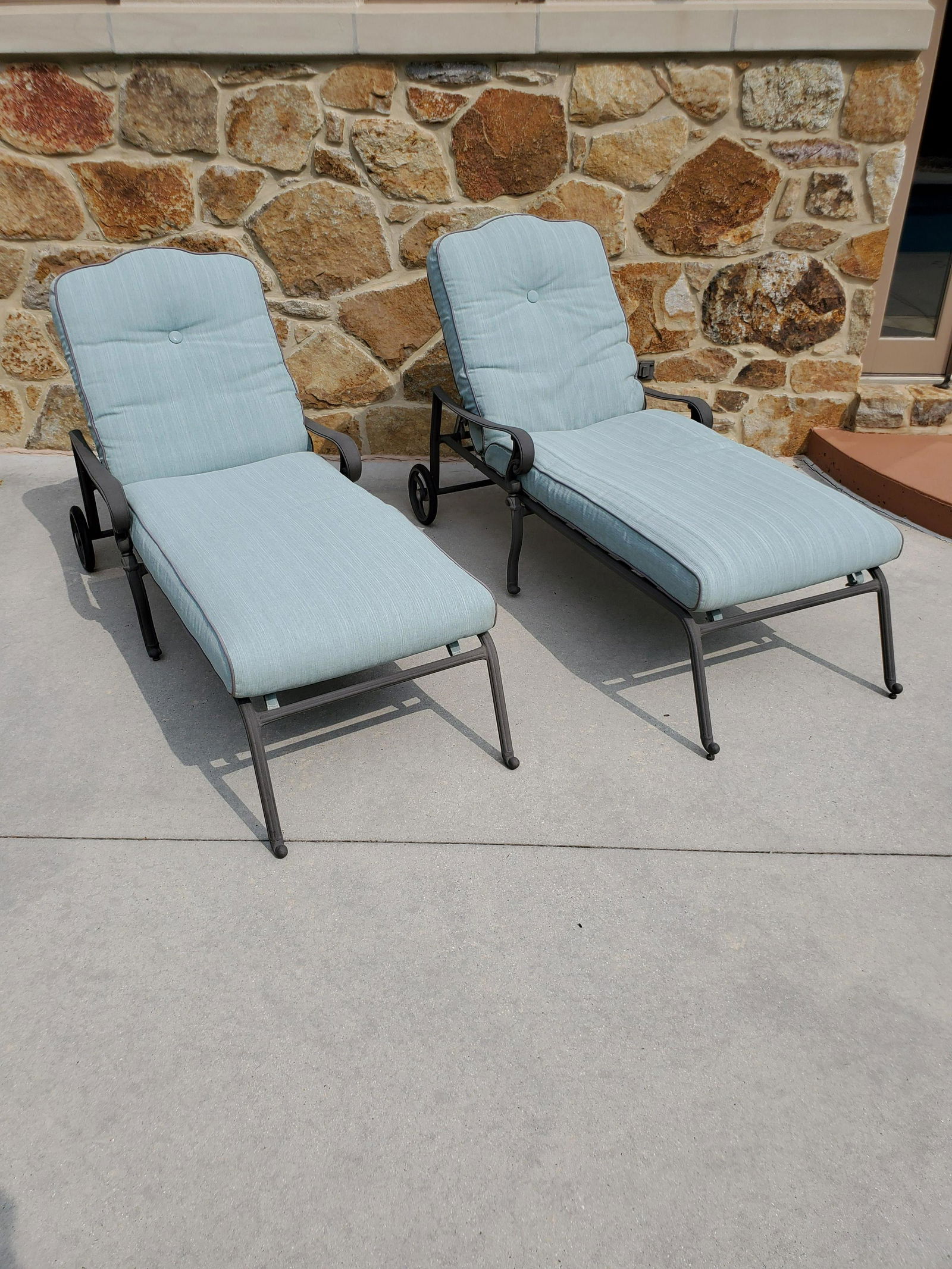 Pair of Outdoor Lounge Chairs (1 of 2)