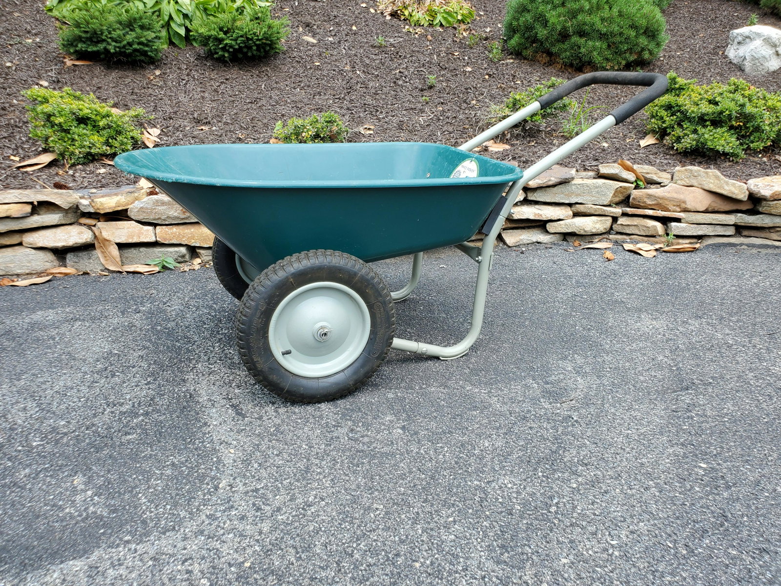 Yard Rover Wheelbarrow: 26" wide X 54" deep X 27" high. IMPORTANT: Before bidding, please read the terms and conditions below. When you registered for the auction you agreed to these terms and will be required to comply with