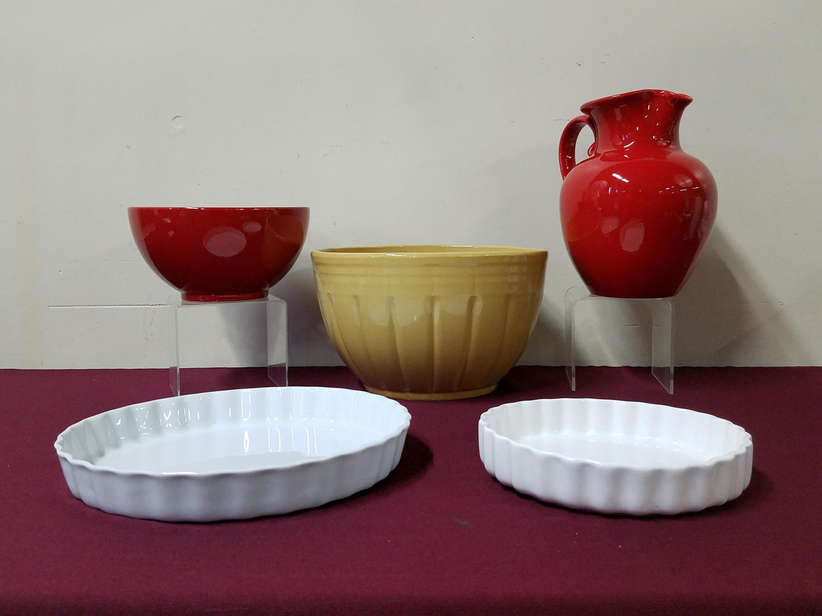 5 Ceramics incl Large Robert Ransbottom Bowl (1 of 6)