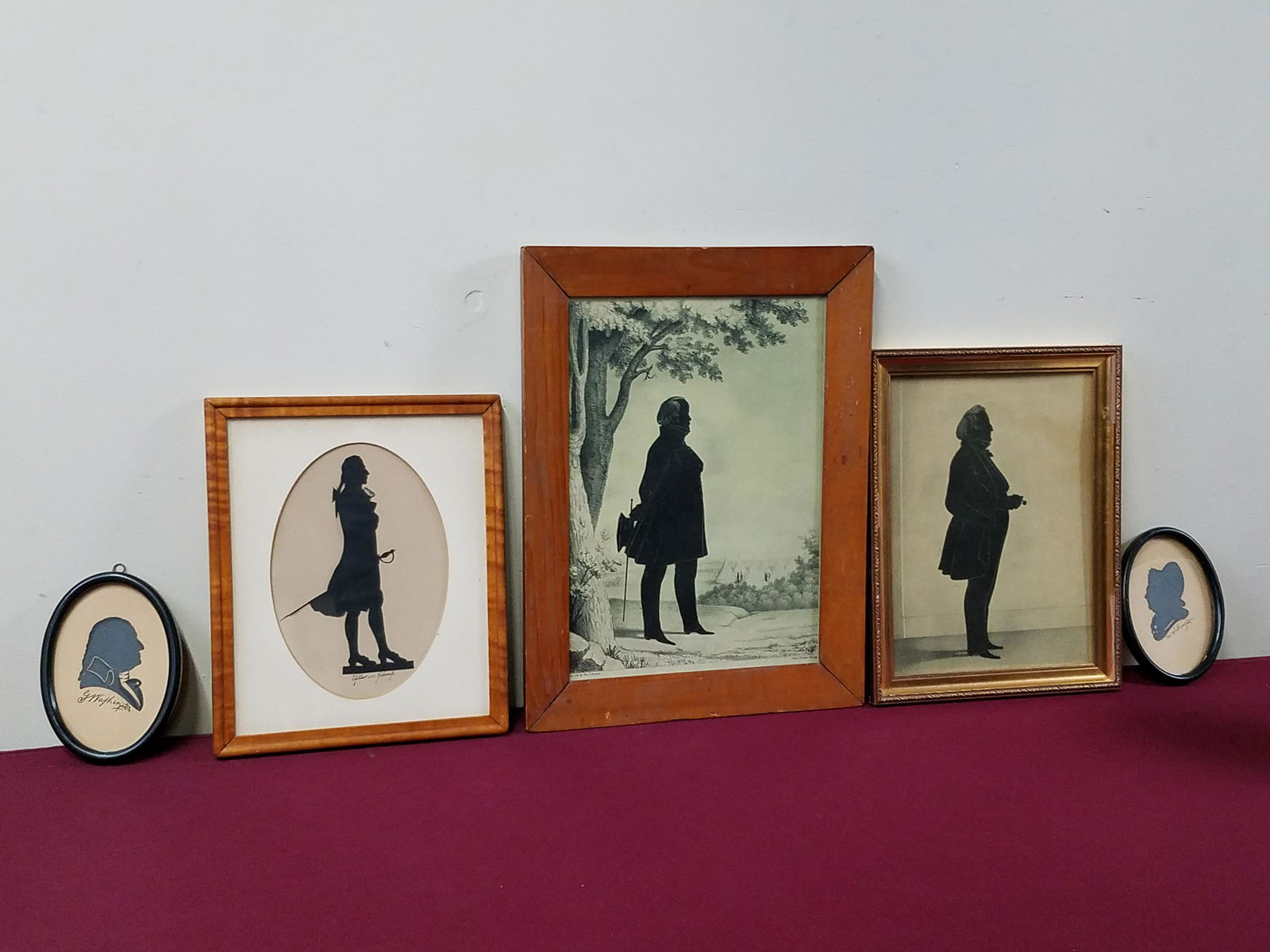 5 Shilouttes incl George and Martha Washington (1 of 11)