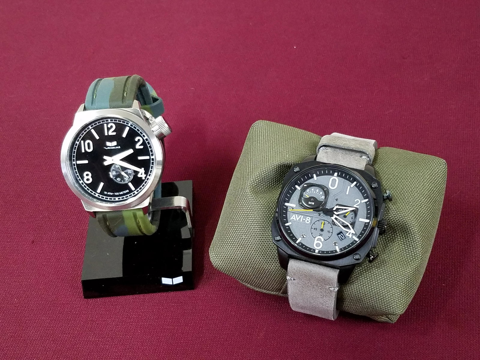 Vestal and AVI-8 Men's Wristwatches: Both working. Both with original boxes. IMPORTANT: Before bidding, please read the terms and conditions below. When you registered for the auction you agreed to these terms and will be required to com
