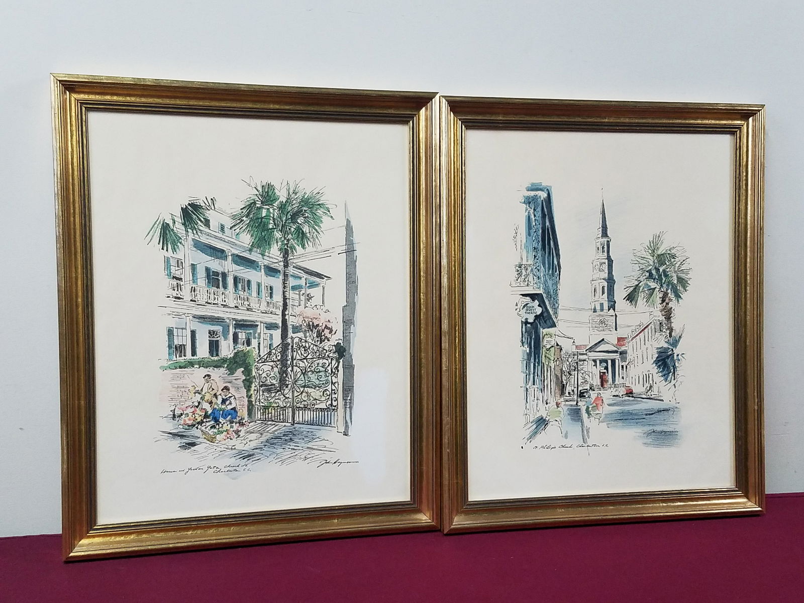 4 Landscape Prints incl Paris (1 of 8)