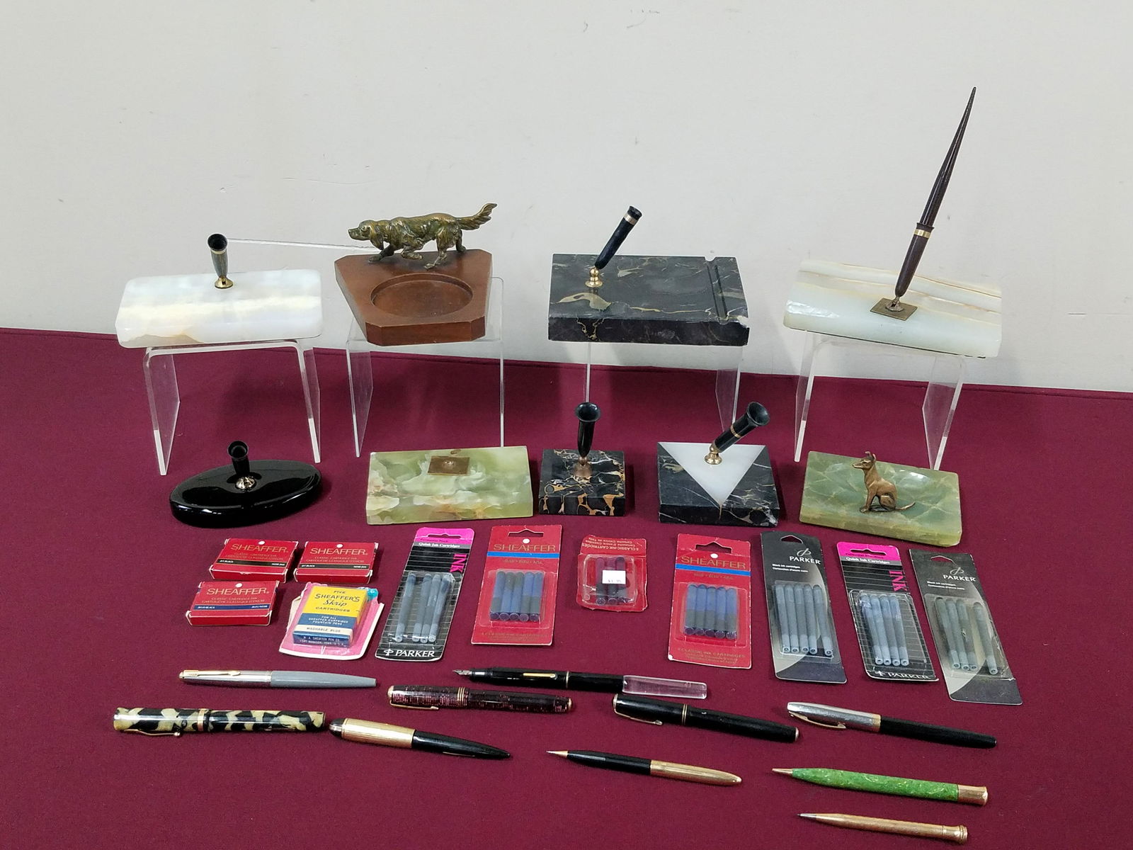 31 Pcs Fountain Pens, Pencils and Pen Mounts (1 of 7)