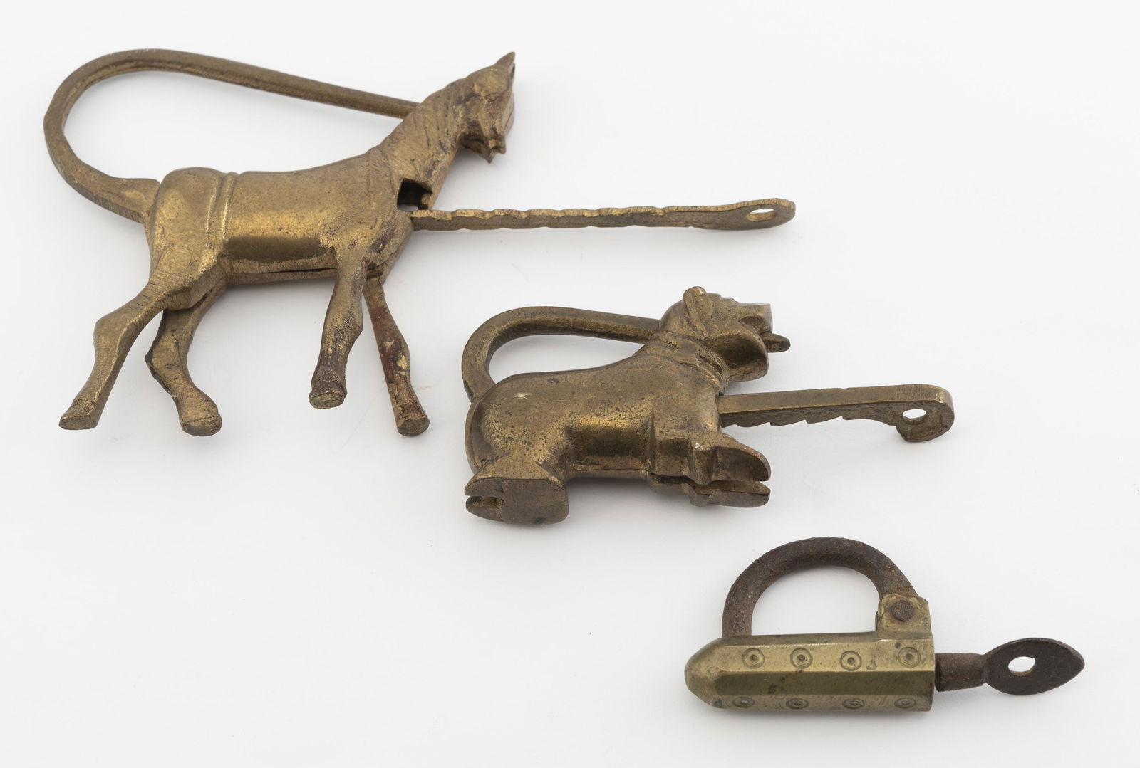 3 Antique Chinese Locks (1 of 1)