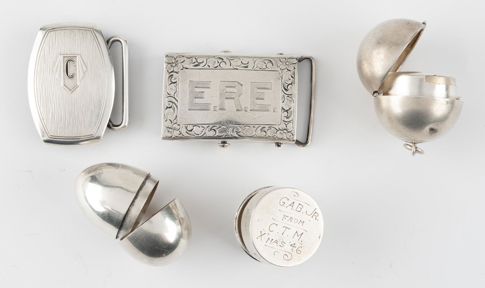 5 Pcs Sterling Incl Simons Brothers (1 of 2)