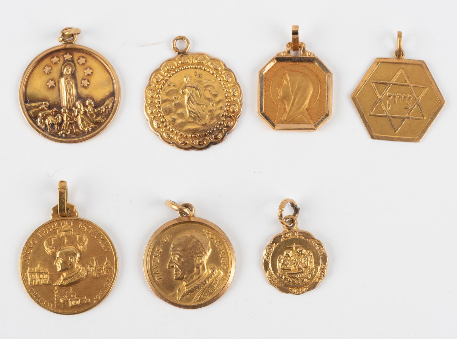 7 18K Religious Charms (1 of 1)