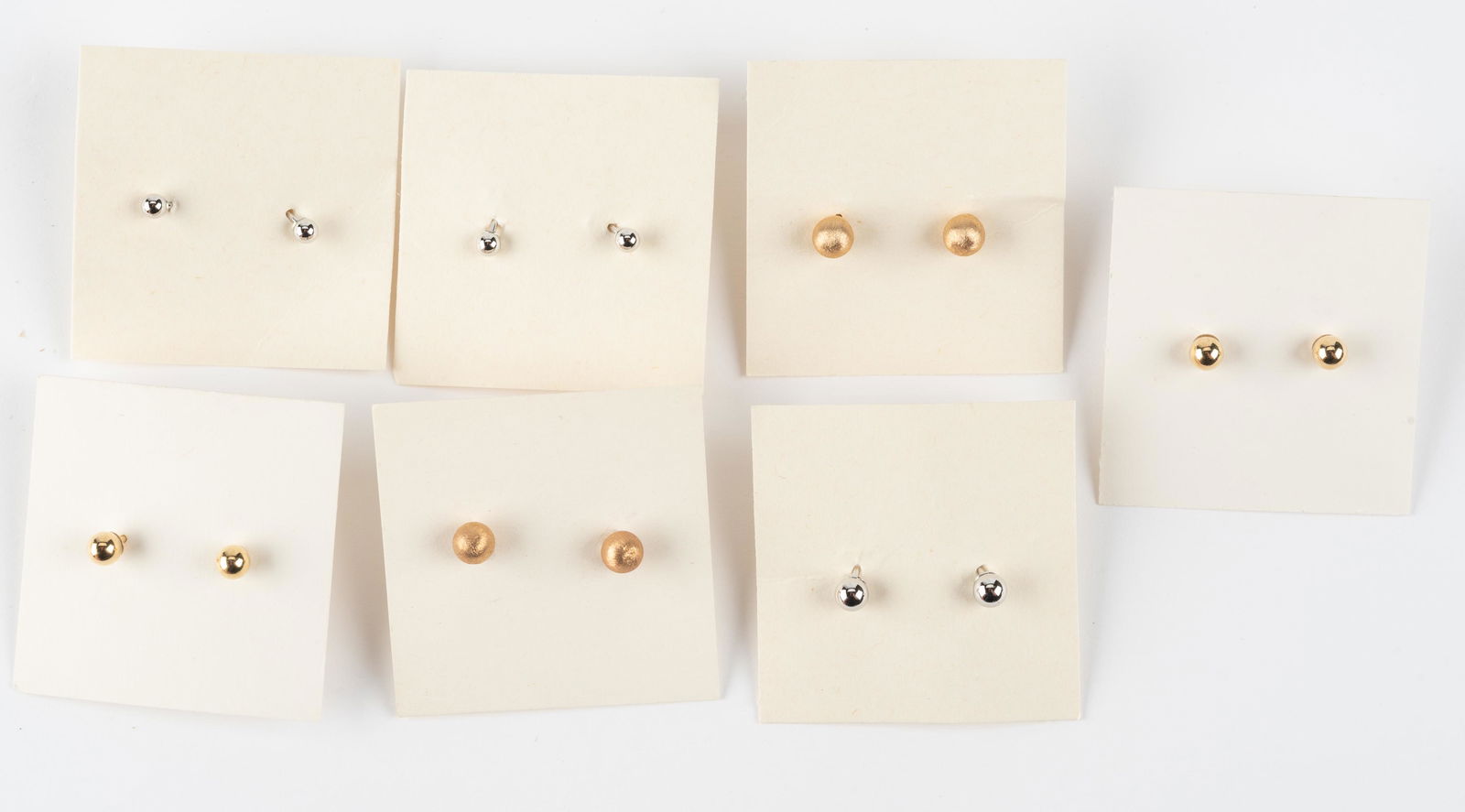 6 Pairs of Walter Haslam 14K Stud Earrings (1 of 3)