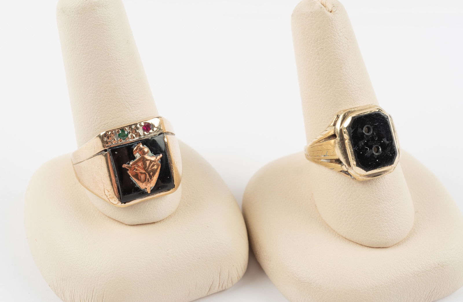 2 Mans 10K Gold Rings (1 of 3)