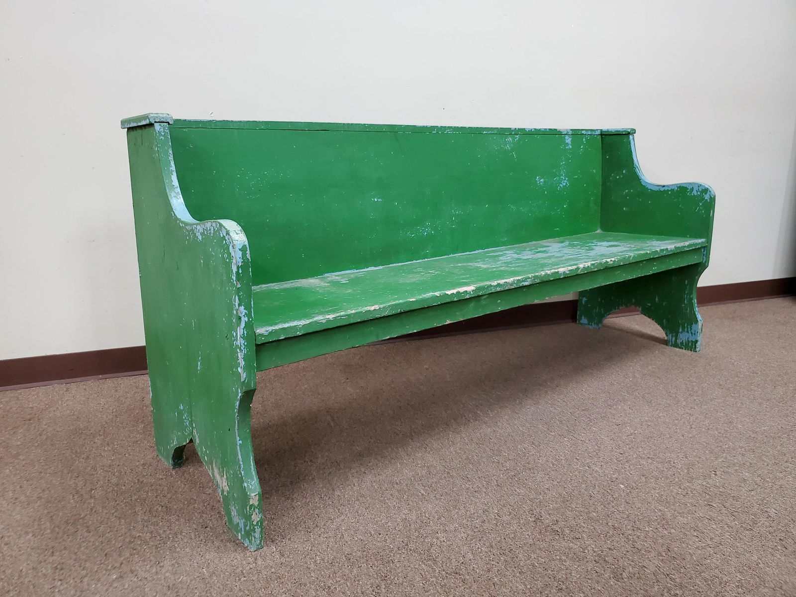 Antique Painted Bench (1 of 3)