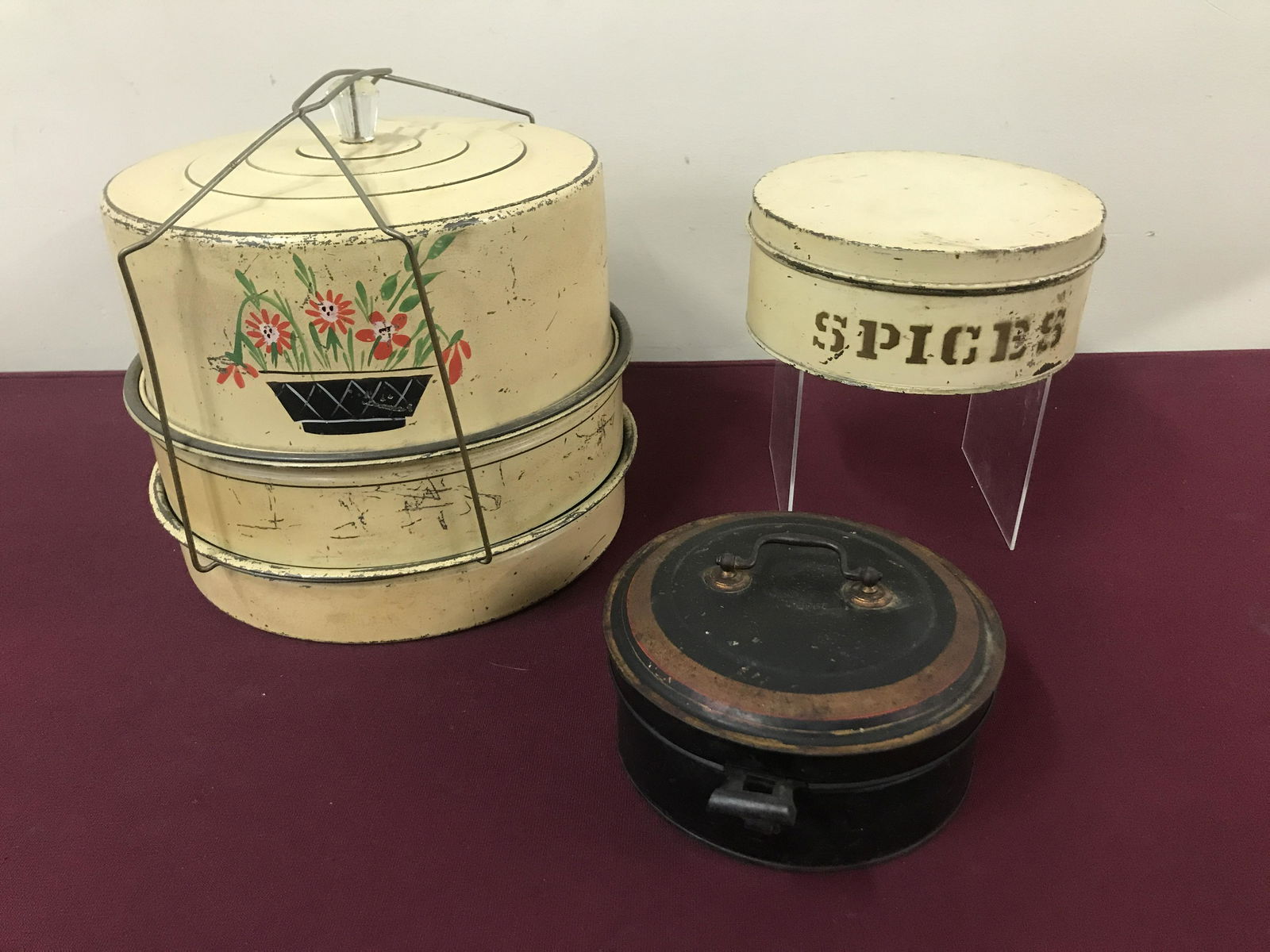 3 Kitchen Tins incl Spice Tins (1 of 4)