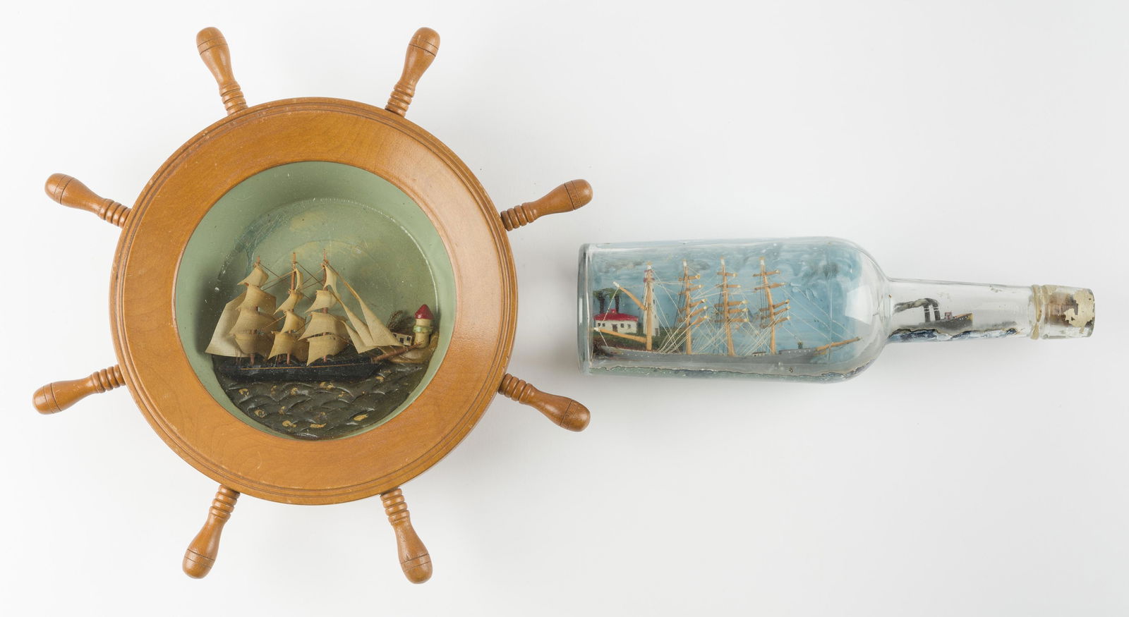 2 Vintage Nautical Dioramas (1 of 4)