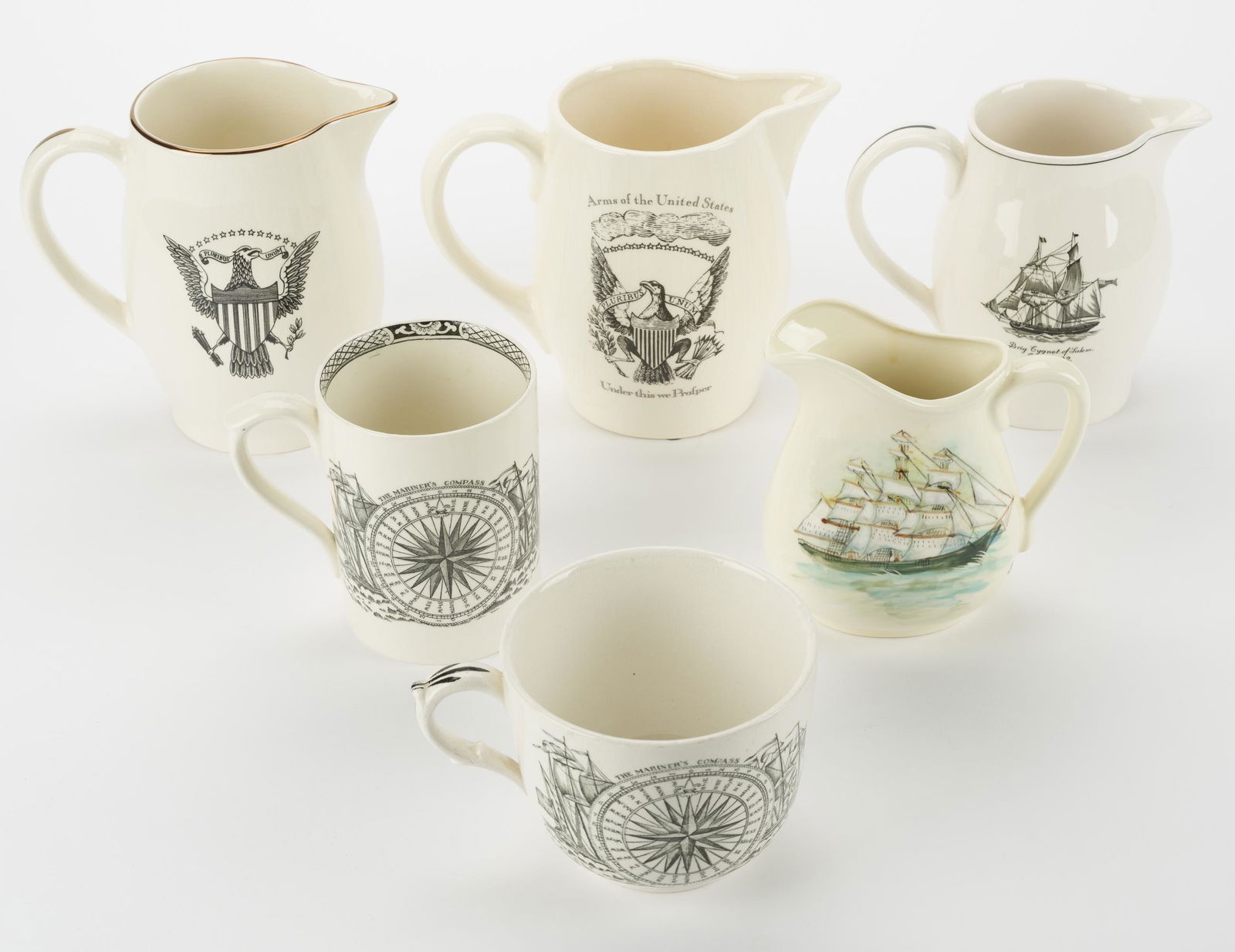 6 Nautical Ceramics Incl Mikael Carstanjen & Spode (1 of 7)