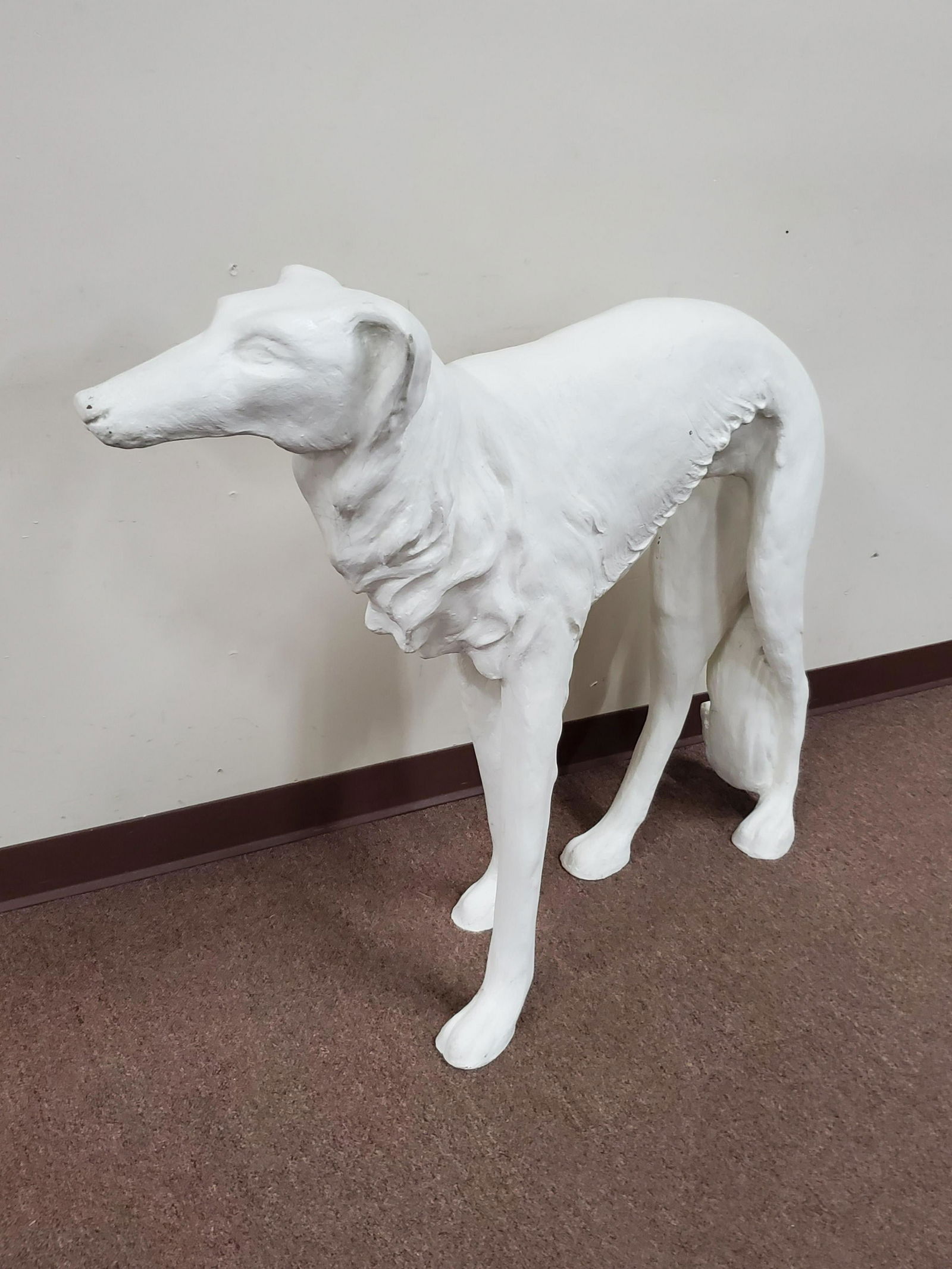 Life Size Composition Sculpture of a Borzoi (1 of 7)