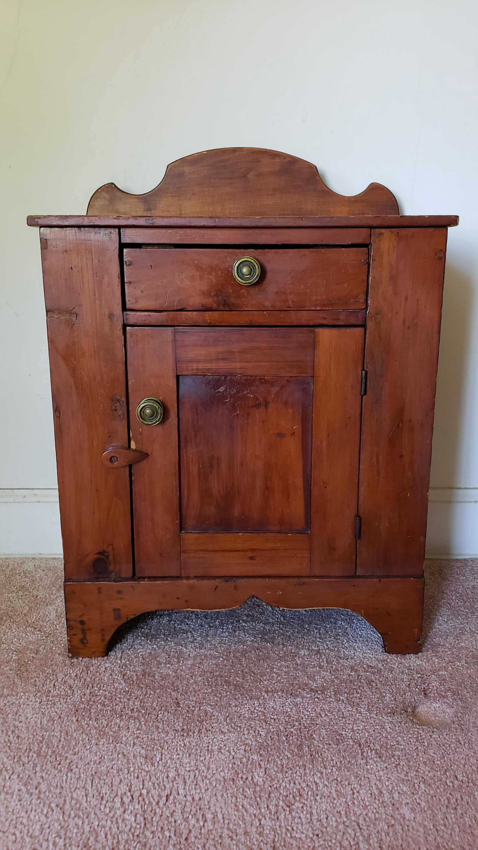 Wash Stand: 23-3/4" wide x 14-3/4" deep x 33" high. IMPORTANT: Before bidding, please read the terms and conditions below. When you registered for the auction you agreed to these terms and will be required to com
