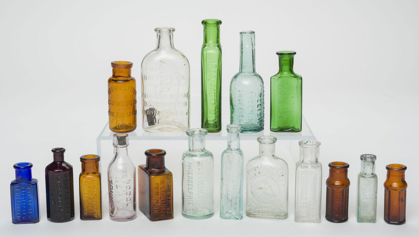 17 Antique Medicine Bottles (1 of 1)