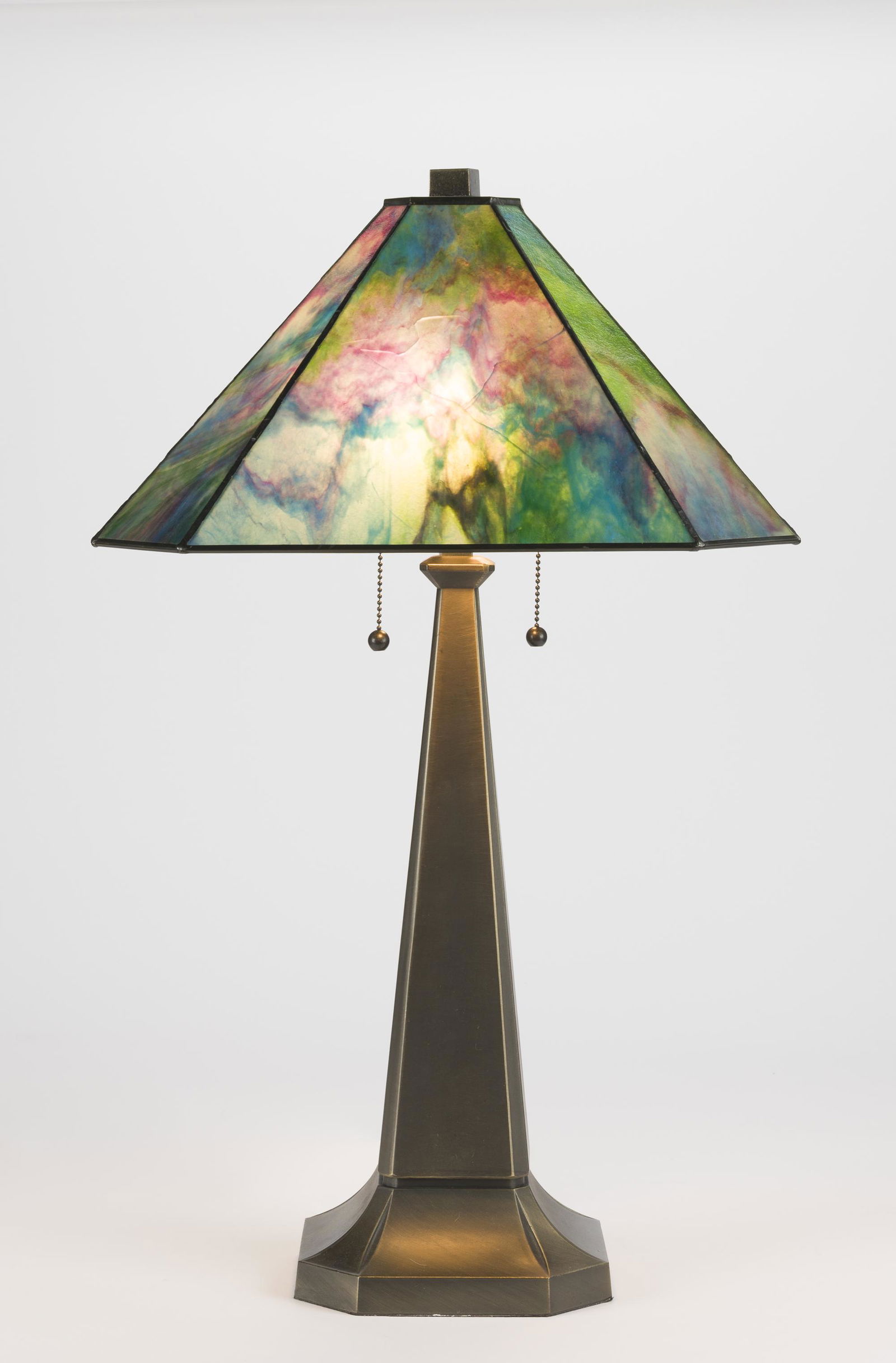 Slag Glass Table Lamp (1 of 6)