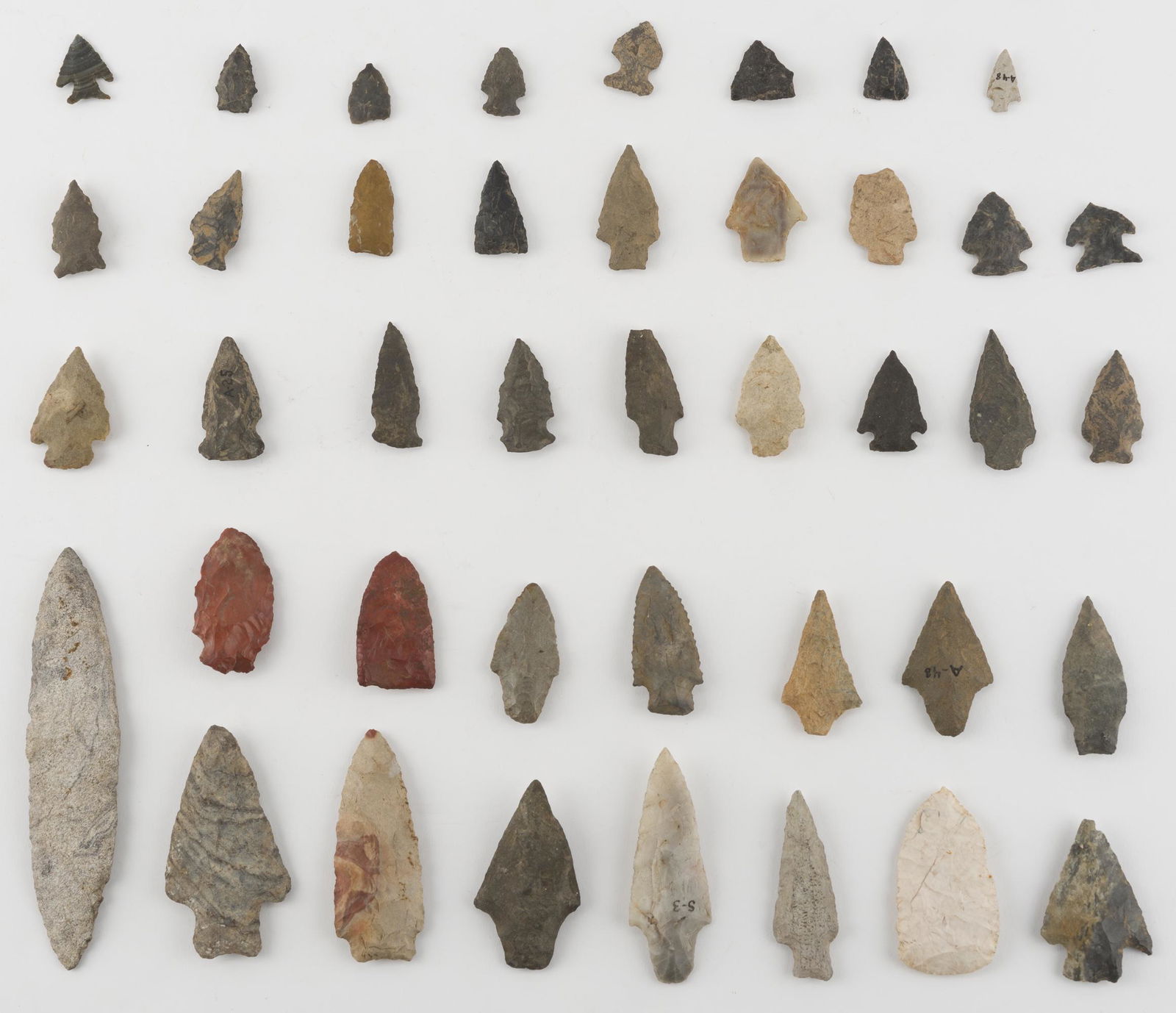 41 Native American Stone Points (1 of 2)