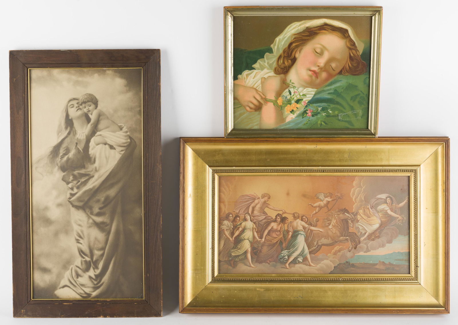 3 Pcs Framed Art Incl Religious (1 of 7)