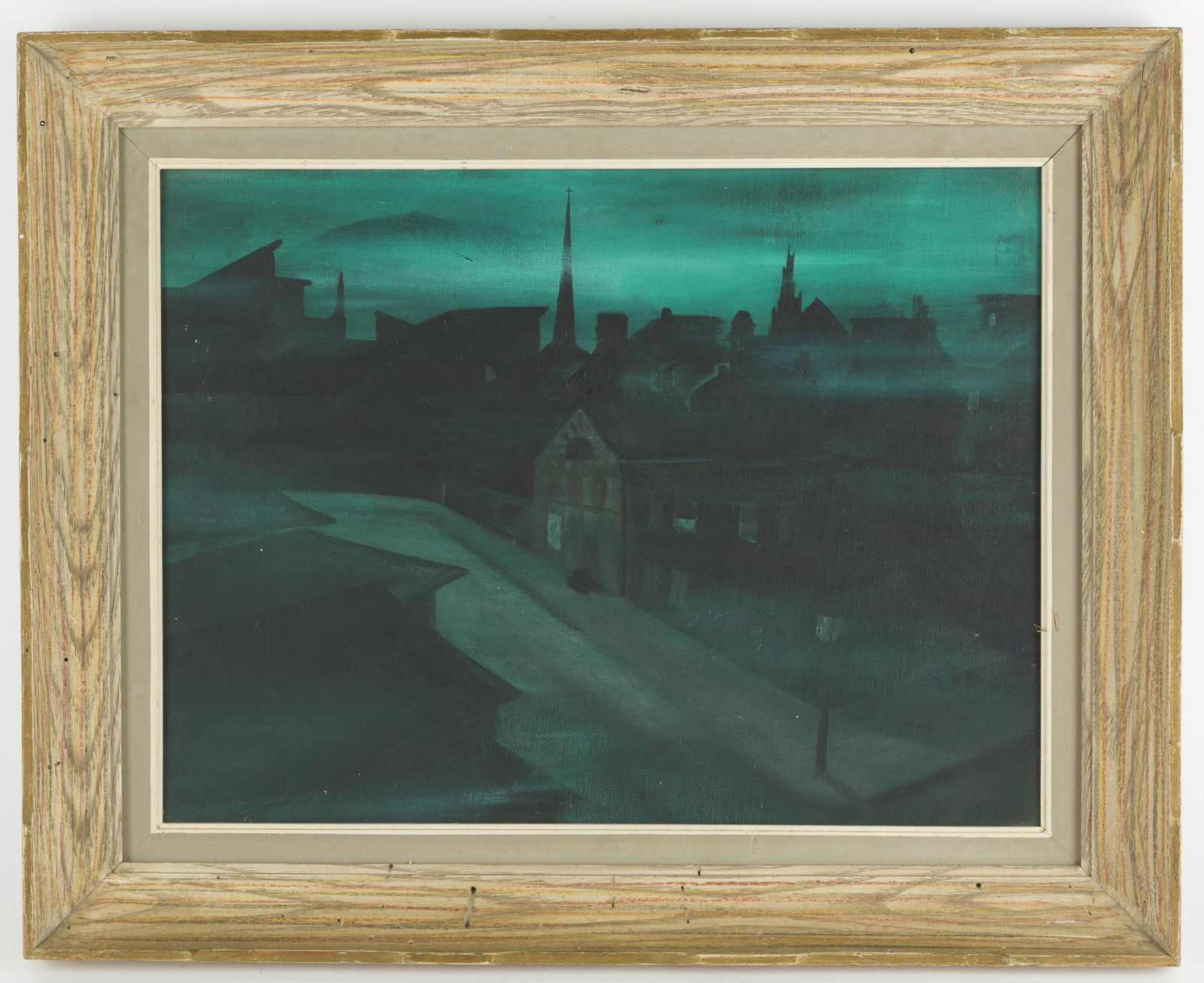 Nighttime Scene Acrylic on Canvas Board (1 of 3)