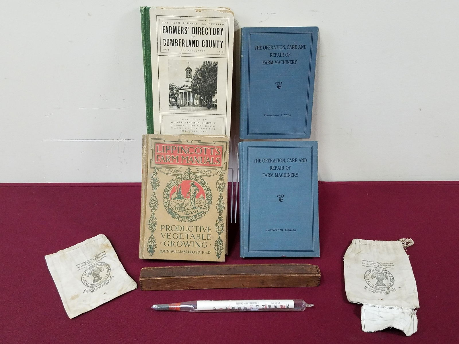 7 Pcs Agriculture incl Books & Dairy Thermometer (1 of 9)