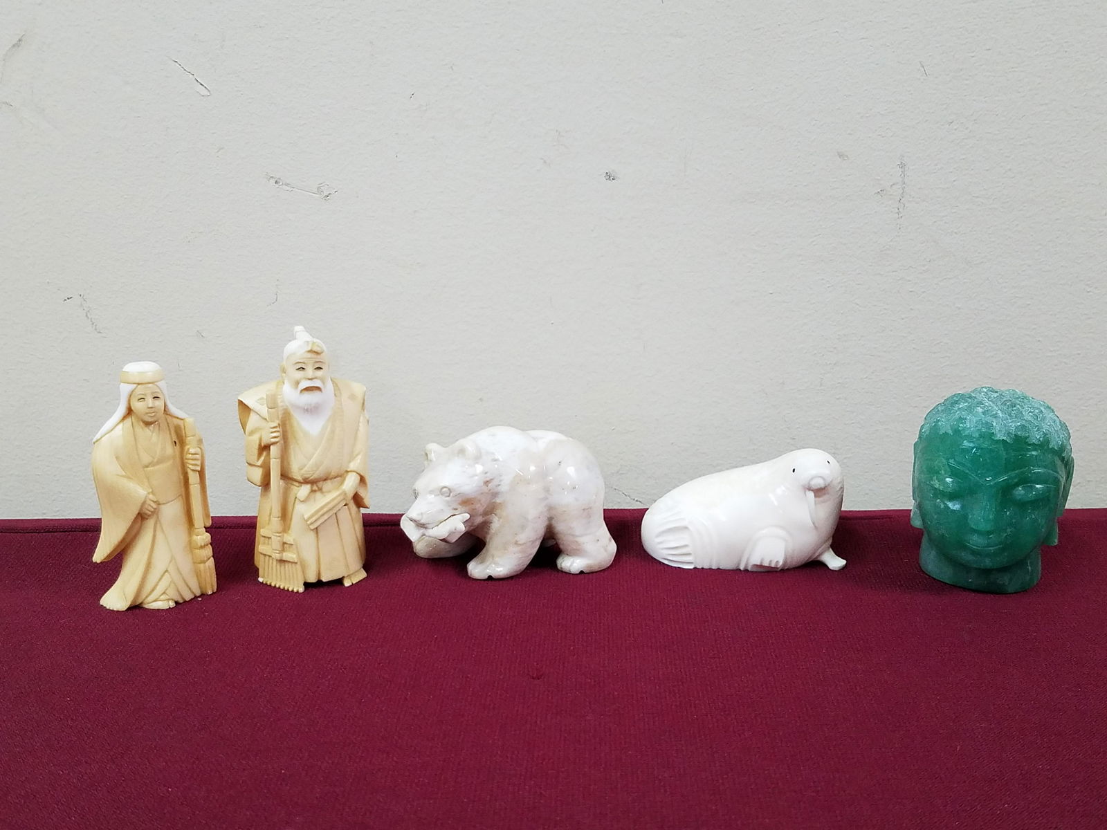 5 Miniature Figures incl Asian and Animals (1 of 4)