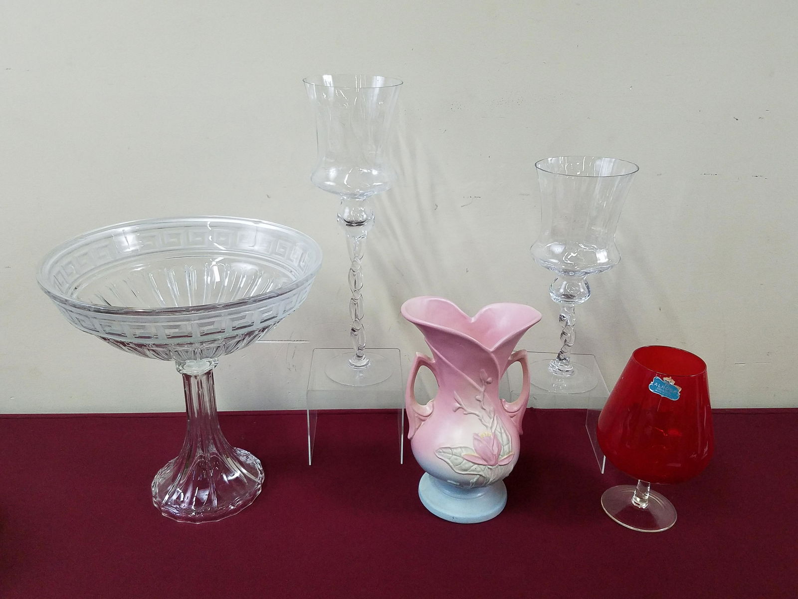 4 Pcs Glassware and Hull Vase (1 of 5)