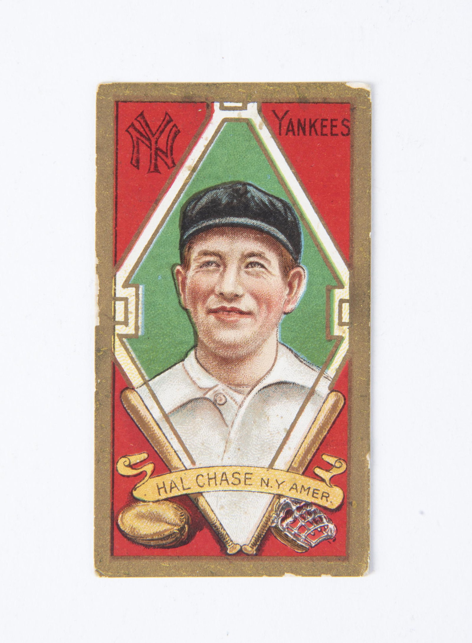 T205 1911 Gold Border Harold W. Chase: Polar Bear back. VG. Two ears. IMPORTANT: Before bidding, please read the terms and conditions below. When you registered for the auction you agreed to these terms and will be required to comply with 