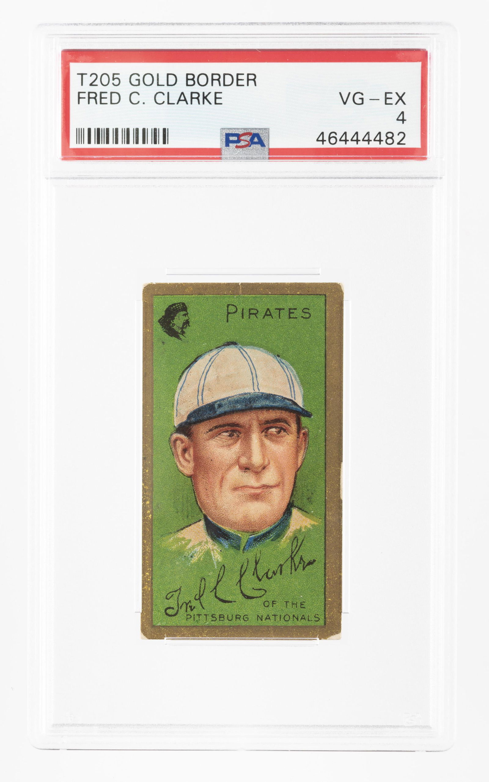 T205 1911 Gold Border Clarke (PSA 4) (1 of 2)
