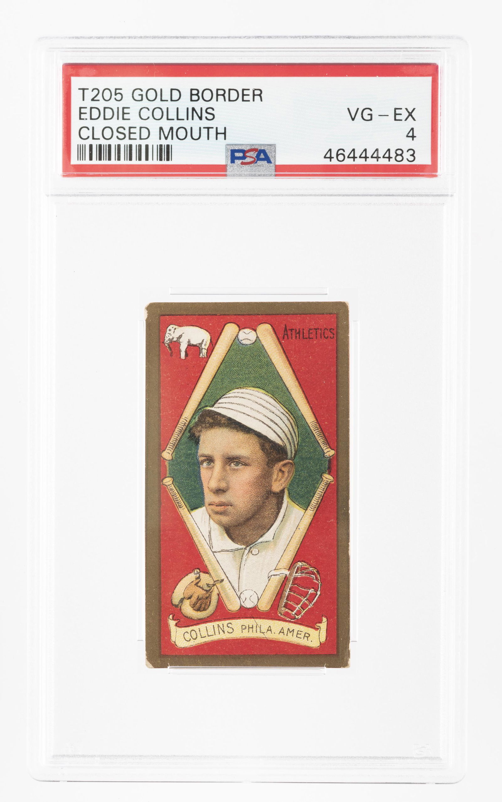 T205 1911 Gold Border Collins (PSA 4) (1 of 2)