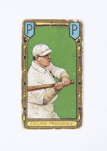 T205 1911 Gold Border James Collins: Polar Bear back. Minor League. Hall of Fame. Good IMPORTANT: Before bidding, please read the terms and conditions below. When you registered for the auction you agreed to these terms and will be requi