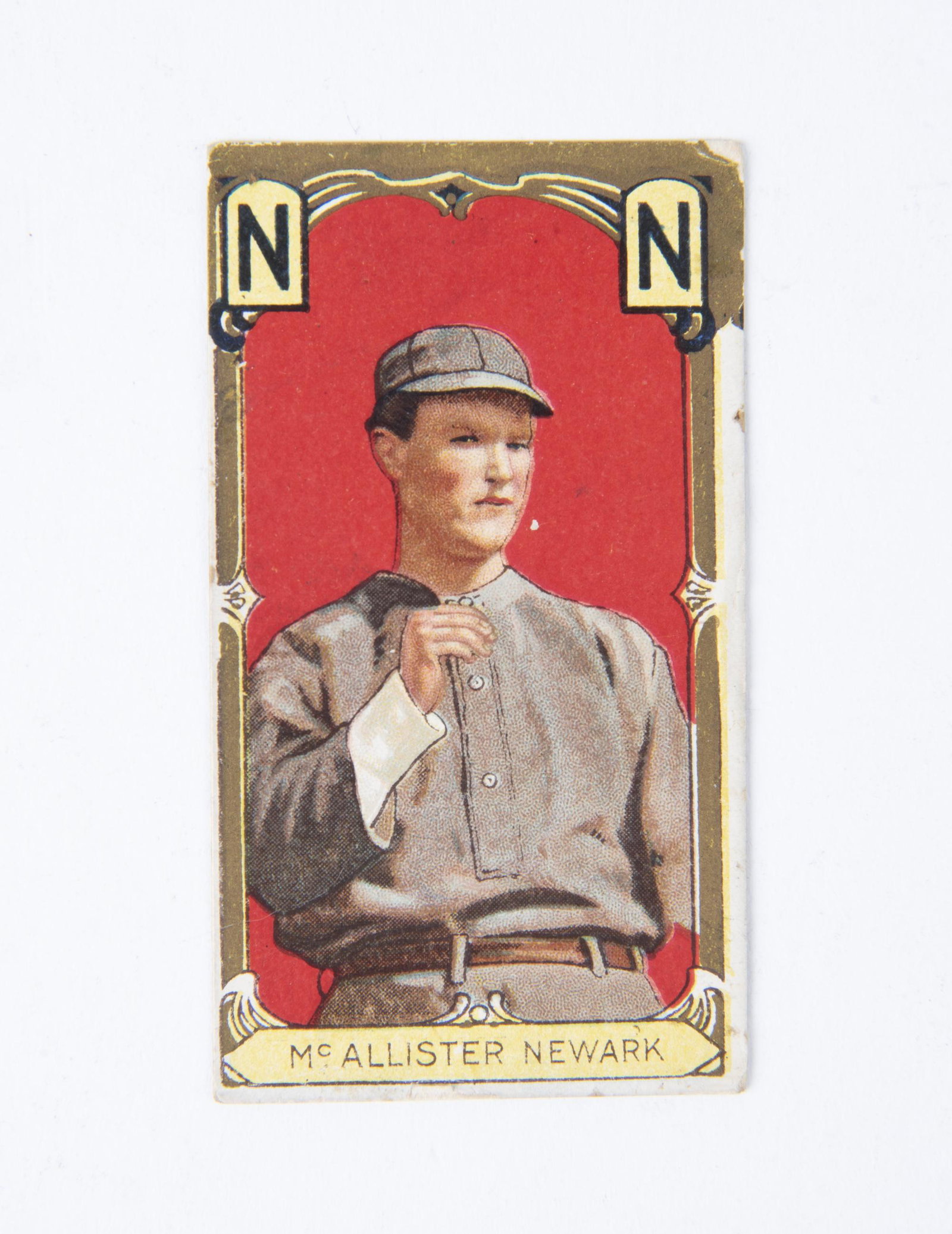 T205 1911 Gold Border Lewis McAllister: Polar Bear back. Minor League. Good IMPORTANT: Before bidding, please read the terms and conditions below. When you registered for the auction you agreed to these terms and will be required to comply 