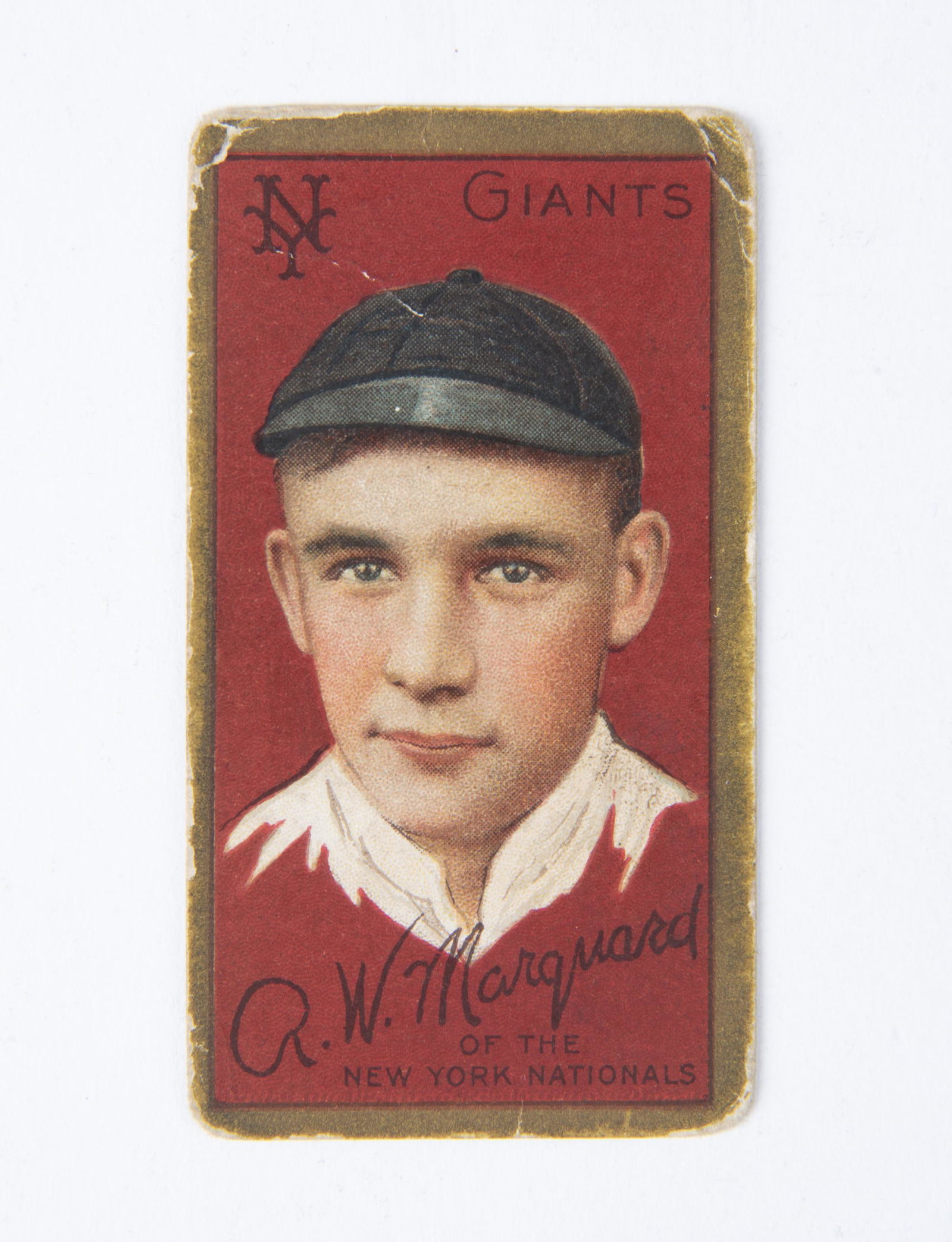 T205 1911 Gold Border Richard Marquard: Polar Bear back. Hall of Fame. PR IMPORTANT: Before bidding, please read the terms and conditions below. When you registered for the auction you agreed to these terms and will be required to comply wi
