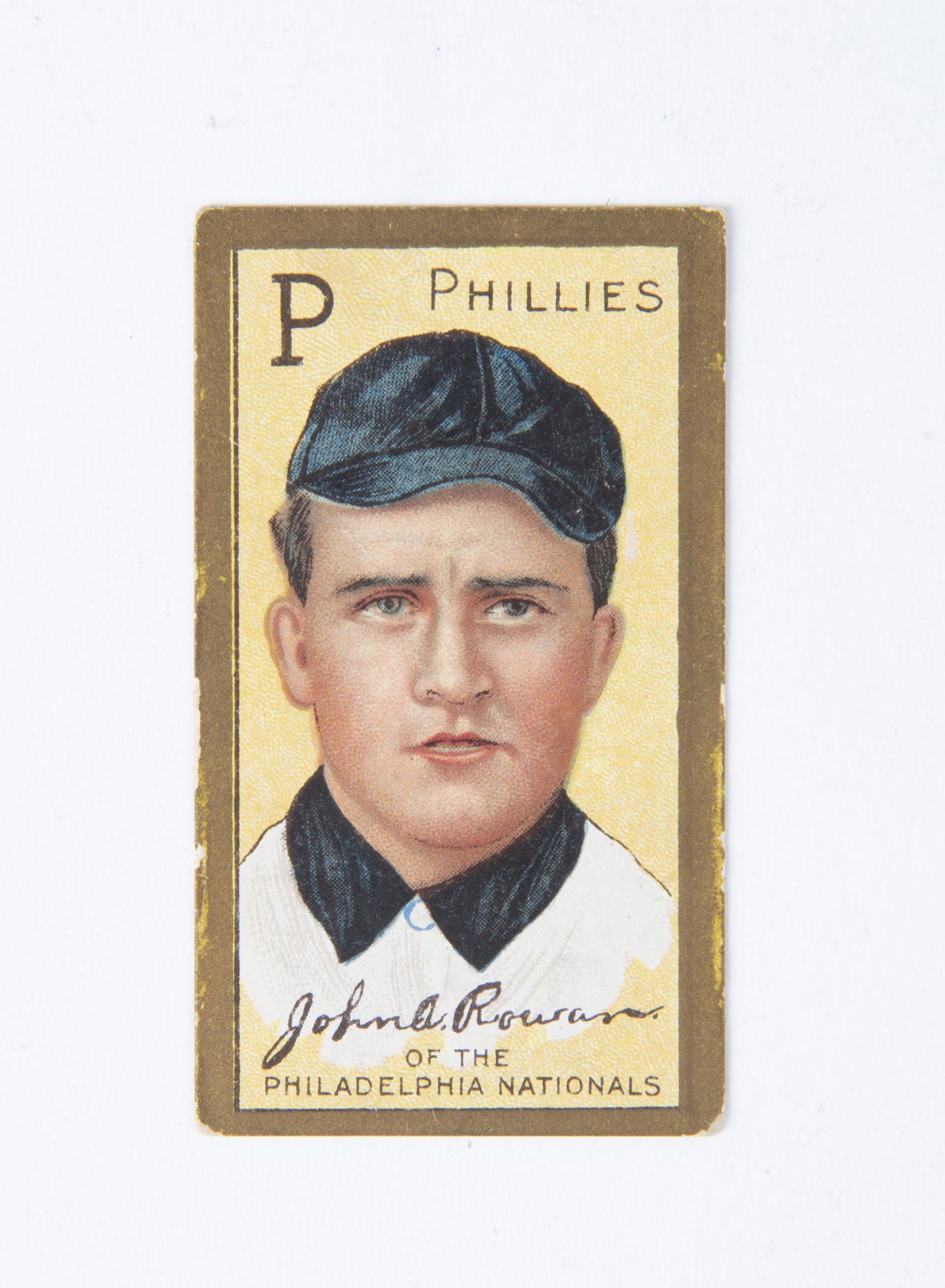 T205 1911 Gold Border John A. Rowan (1 of 2)