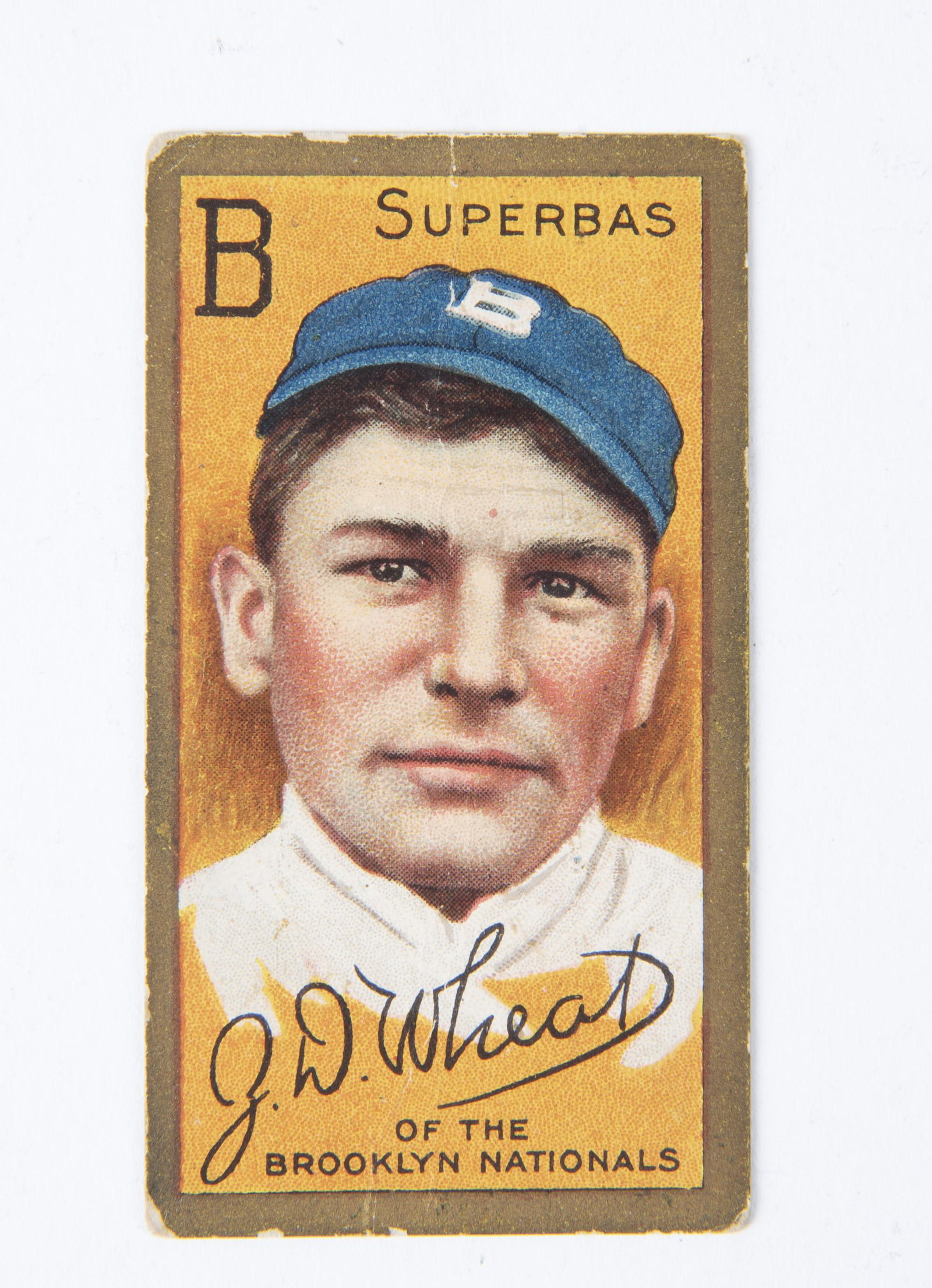 T205 1911 Gold Border Zach D. Wheat: Polar Bear back. Hall of Fame. Good IMPORTANT: Before bidding, please read the terms and conditions below. When you registered for the auction you agreed to these terms and will be required to comply 
