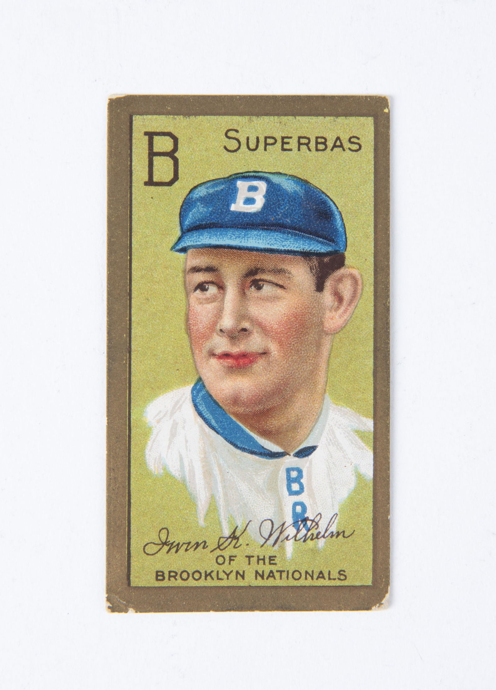 T205 1911 Gold Border Irvin K. Wilhelm (1 of 2)