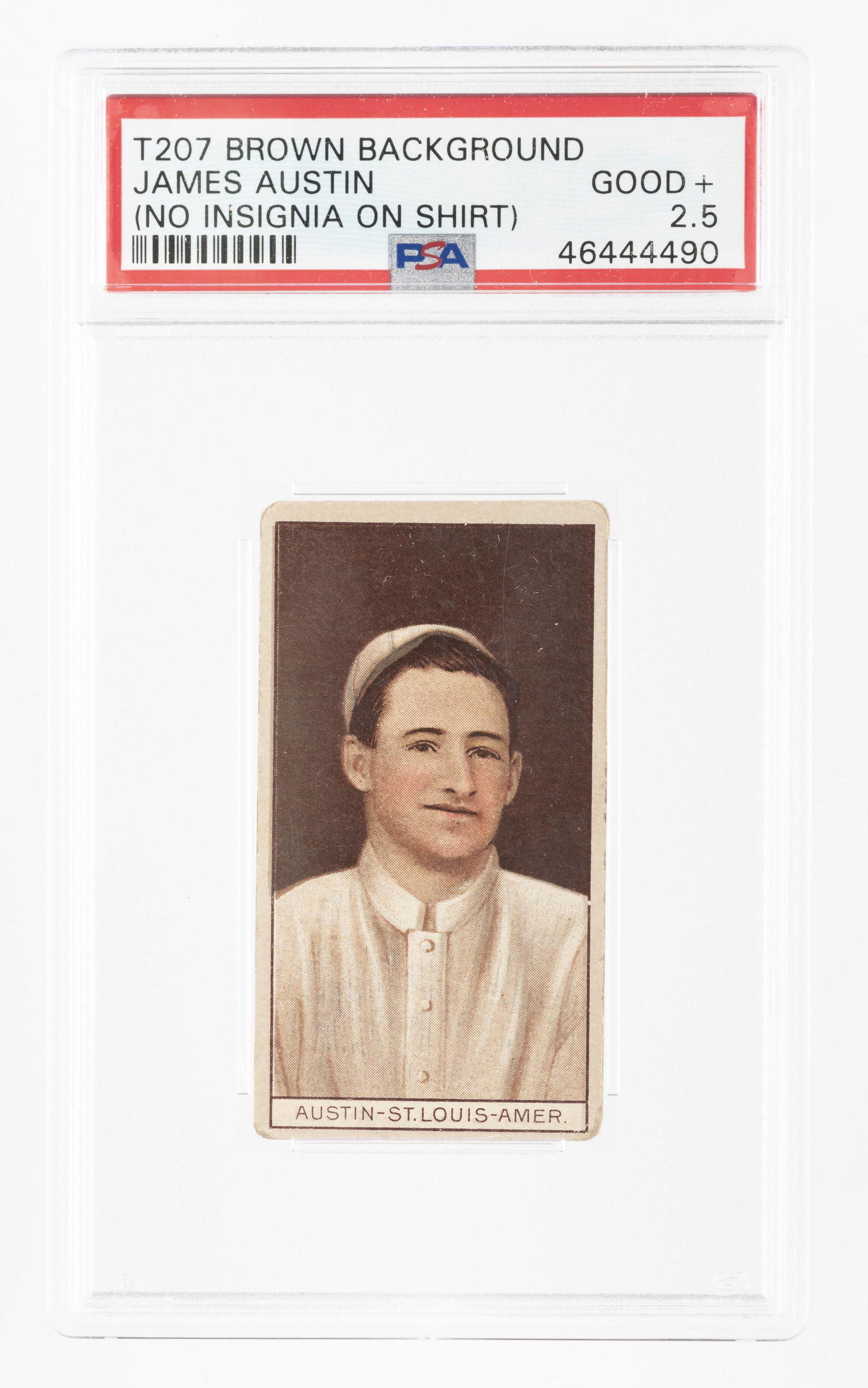 T207 1912 Brown Background Austin (PSA 2.5) (1 of 2)