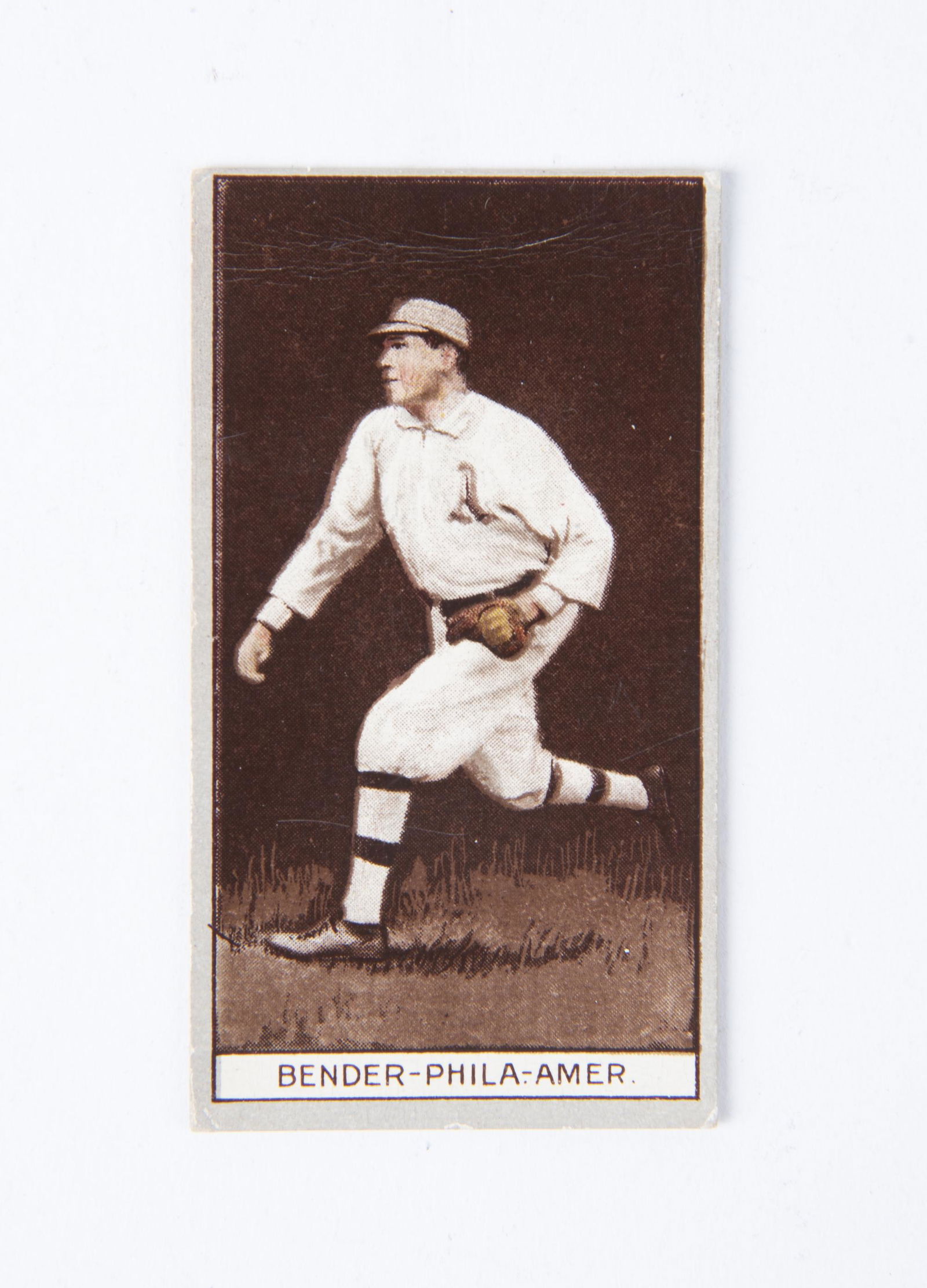 T207 1912 Brown Background Chief (Albert) Bender (1 of 2)