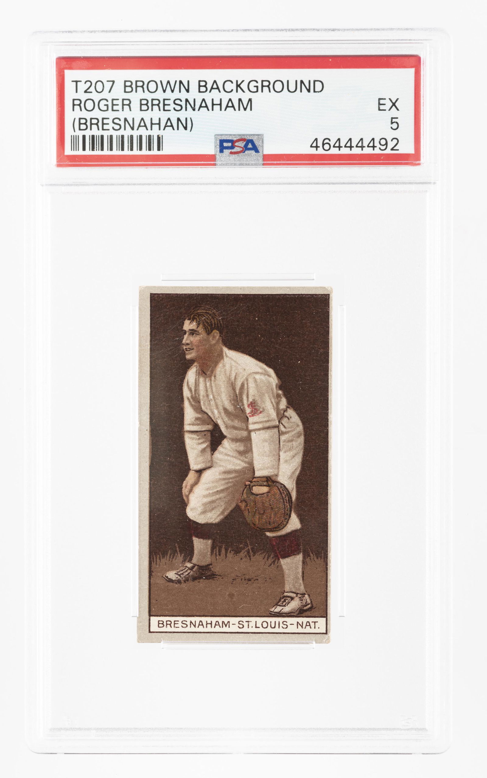 T207 1912 Brown Background Bresnaham (PSA 5) (1 of 1)