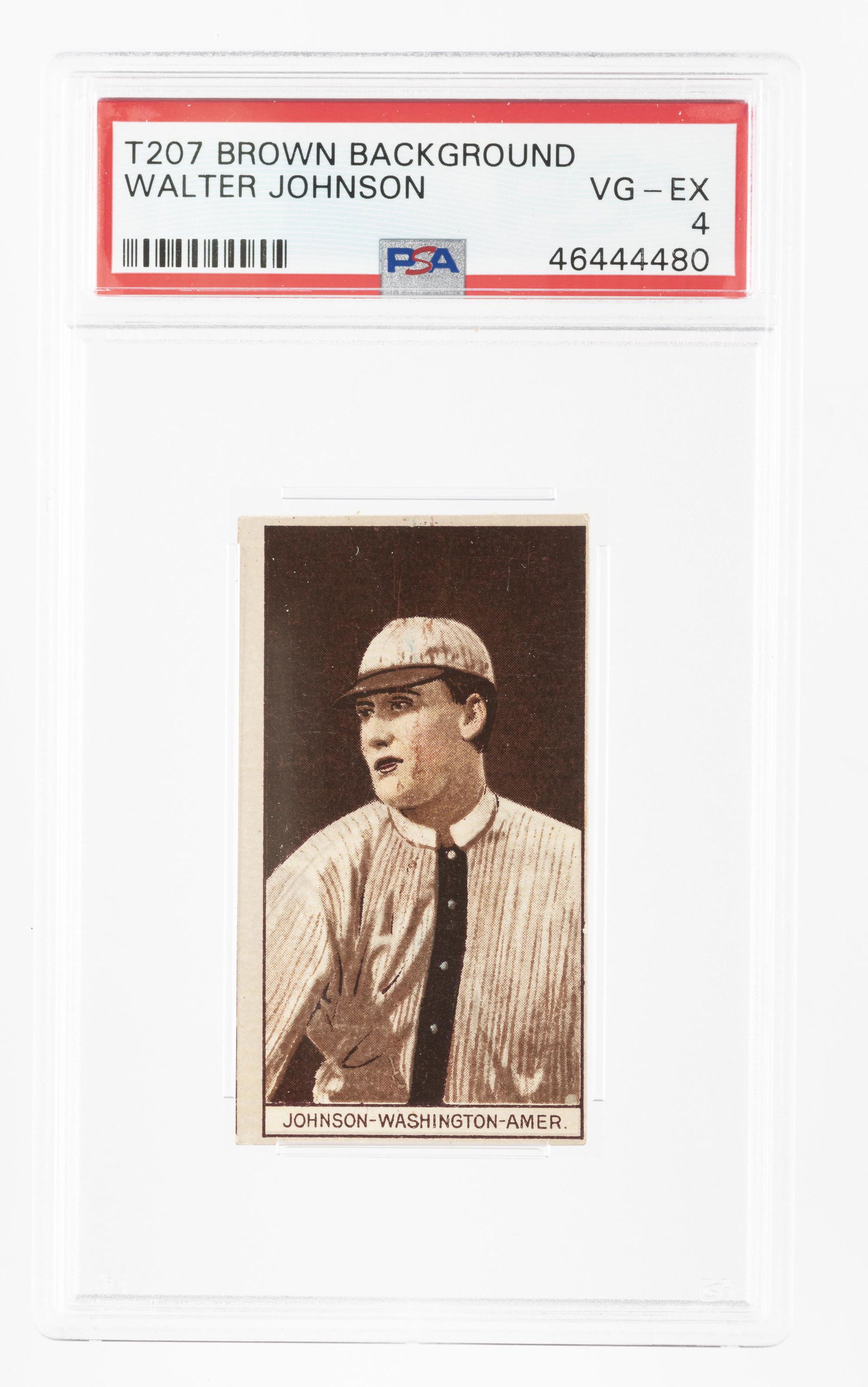 T207 1912 Brown Background Johnson (PSA 4) (1 of 2)