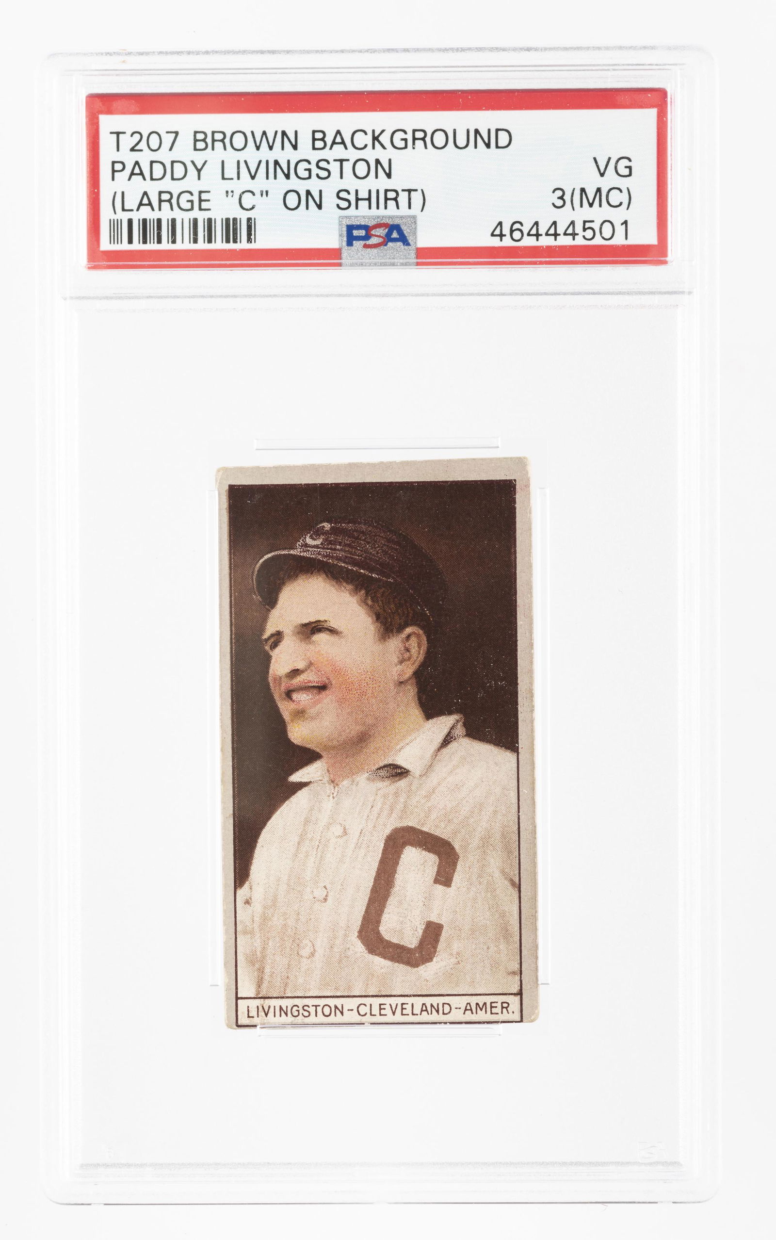 T207 1912 Brown Background Livingston (PSA 3 (MC)) (1 of 2)