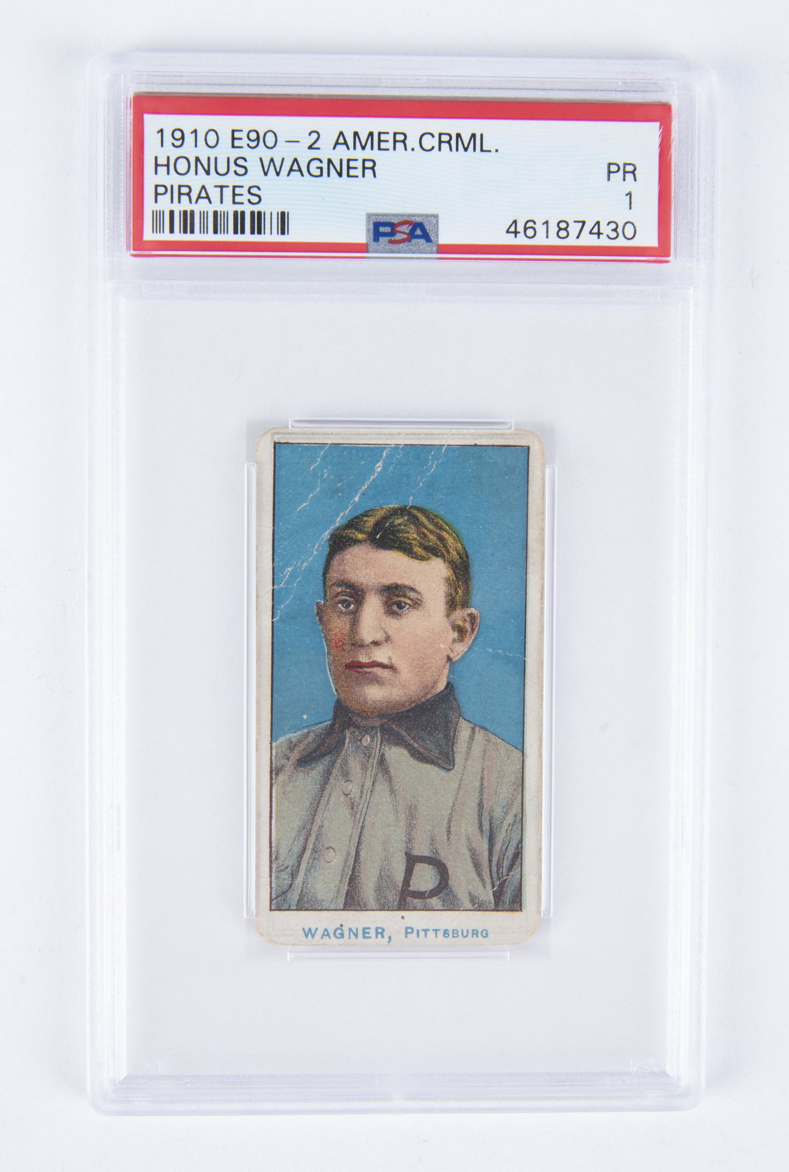 E90-2 1910 American Caramel Honus Wagner (PSA 1) (1 of 2)