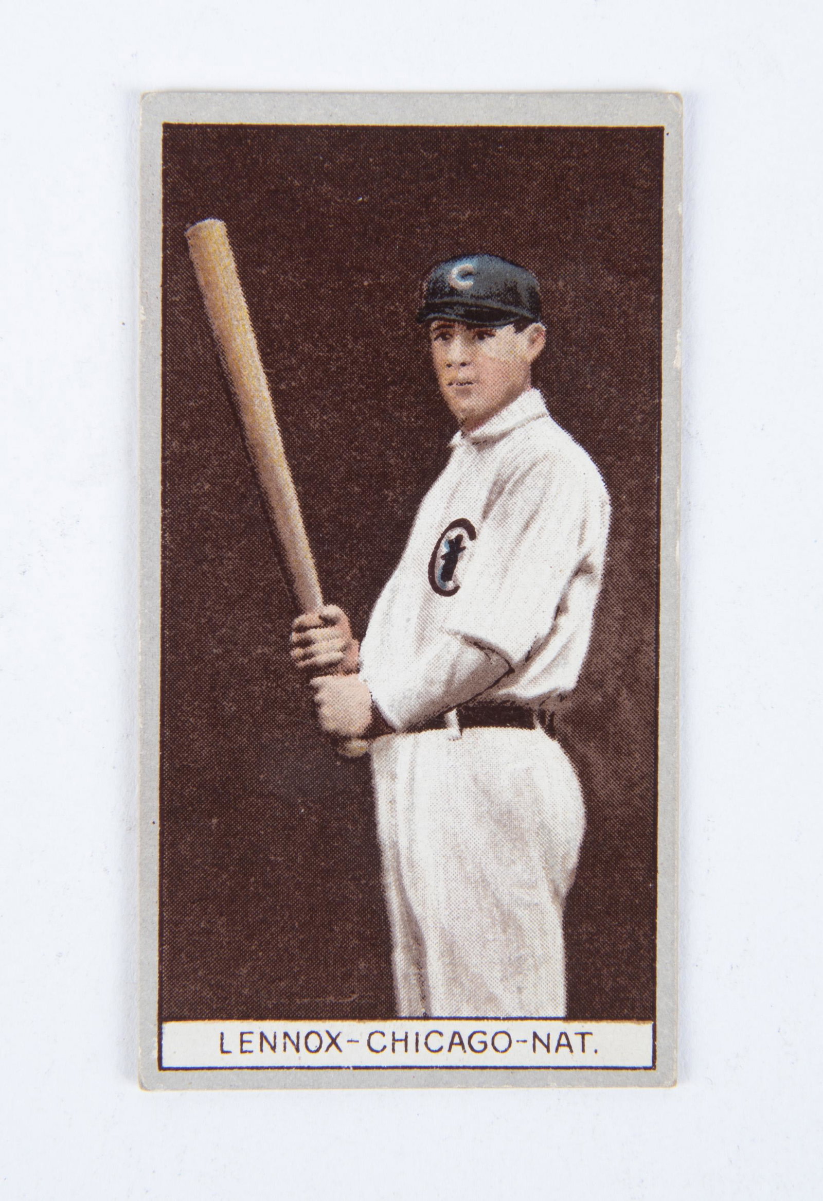 T207 1912 Brown Background Edgar Lennox: VG-EX IMPORTANT: Before bidding, please read the terms and conditions below. When you registered for the auction you agreed to these terms and will be required to comply with them.